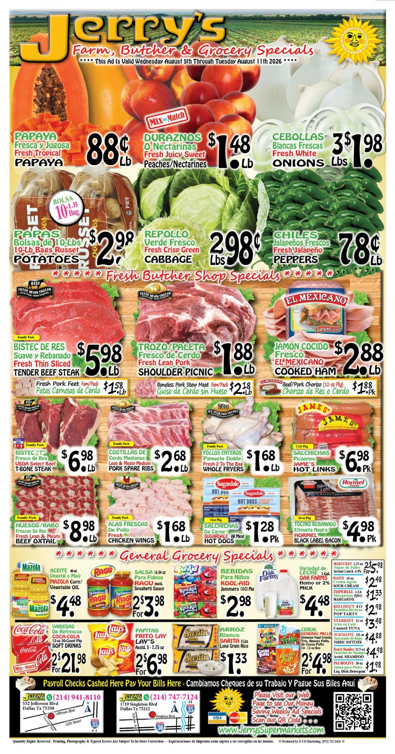 Jerry's Supermarkets flyer page 2