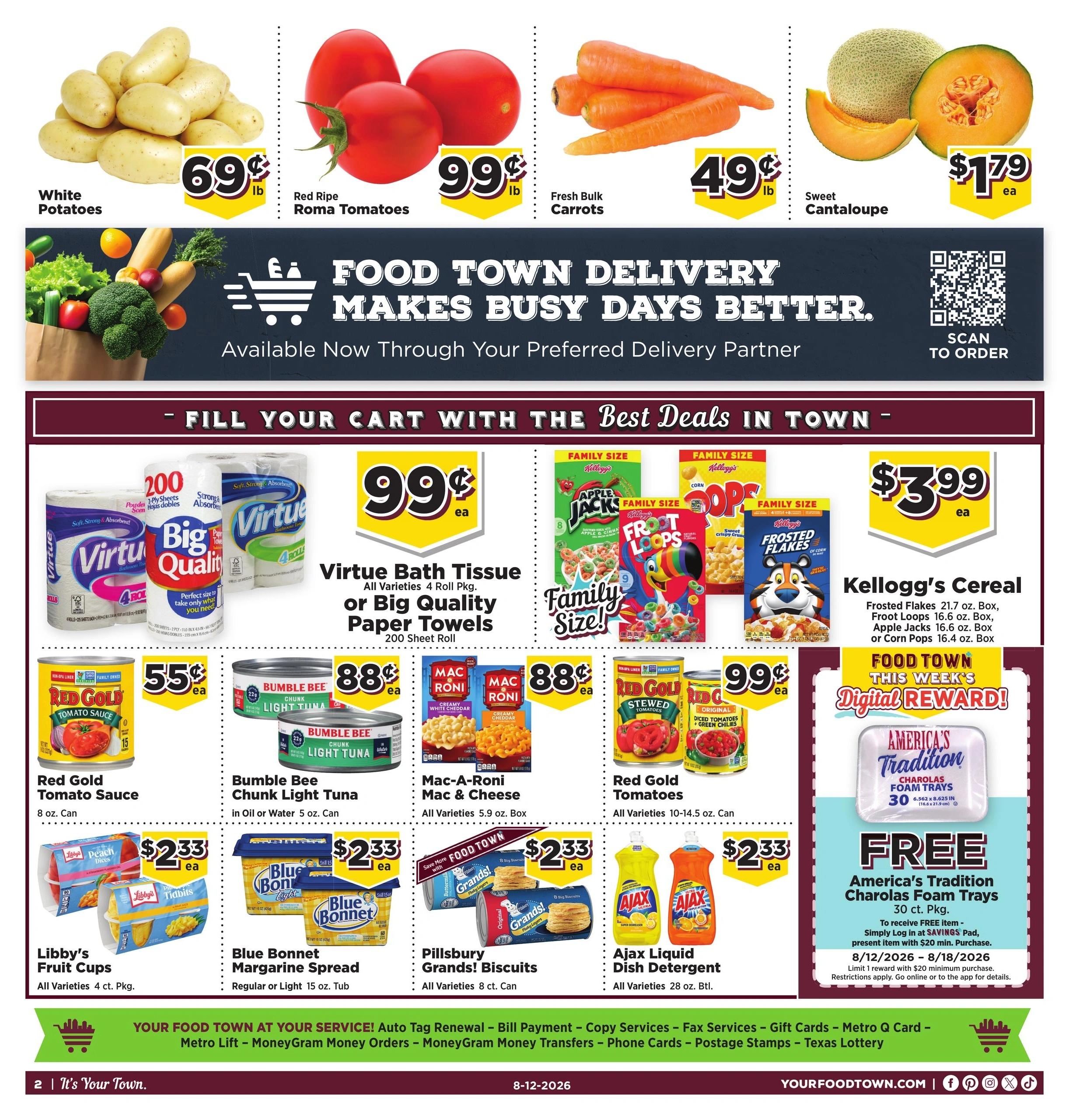 Food Town Texas flyer page 2