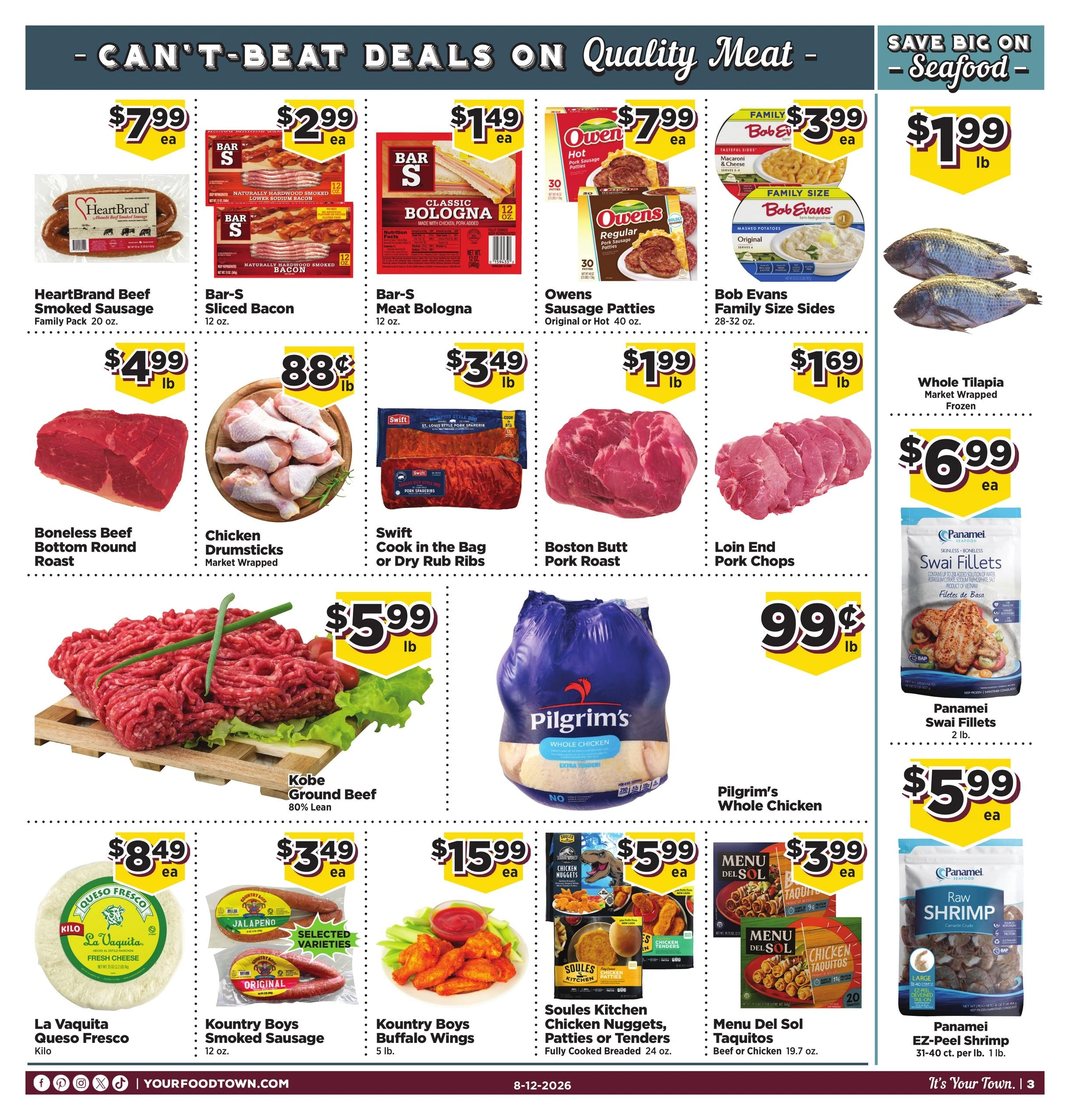 Food Town Texas flyer page 3