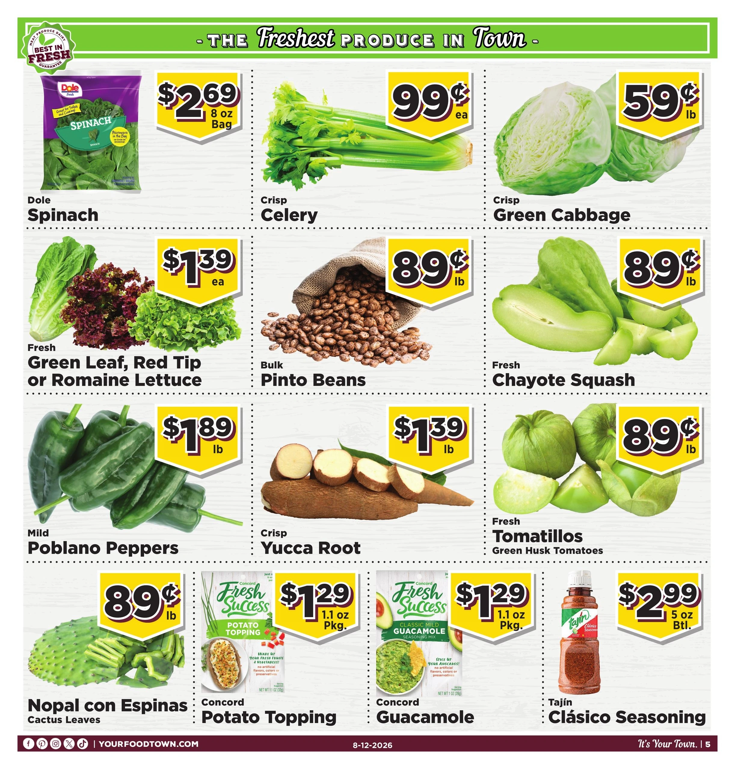 Food Town Texas flyer page 5