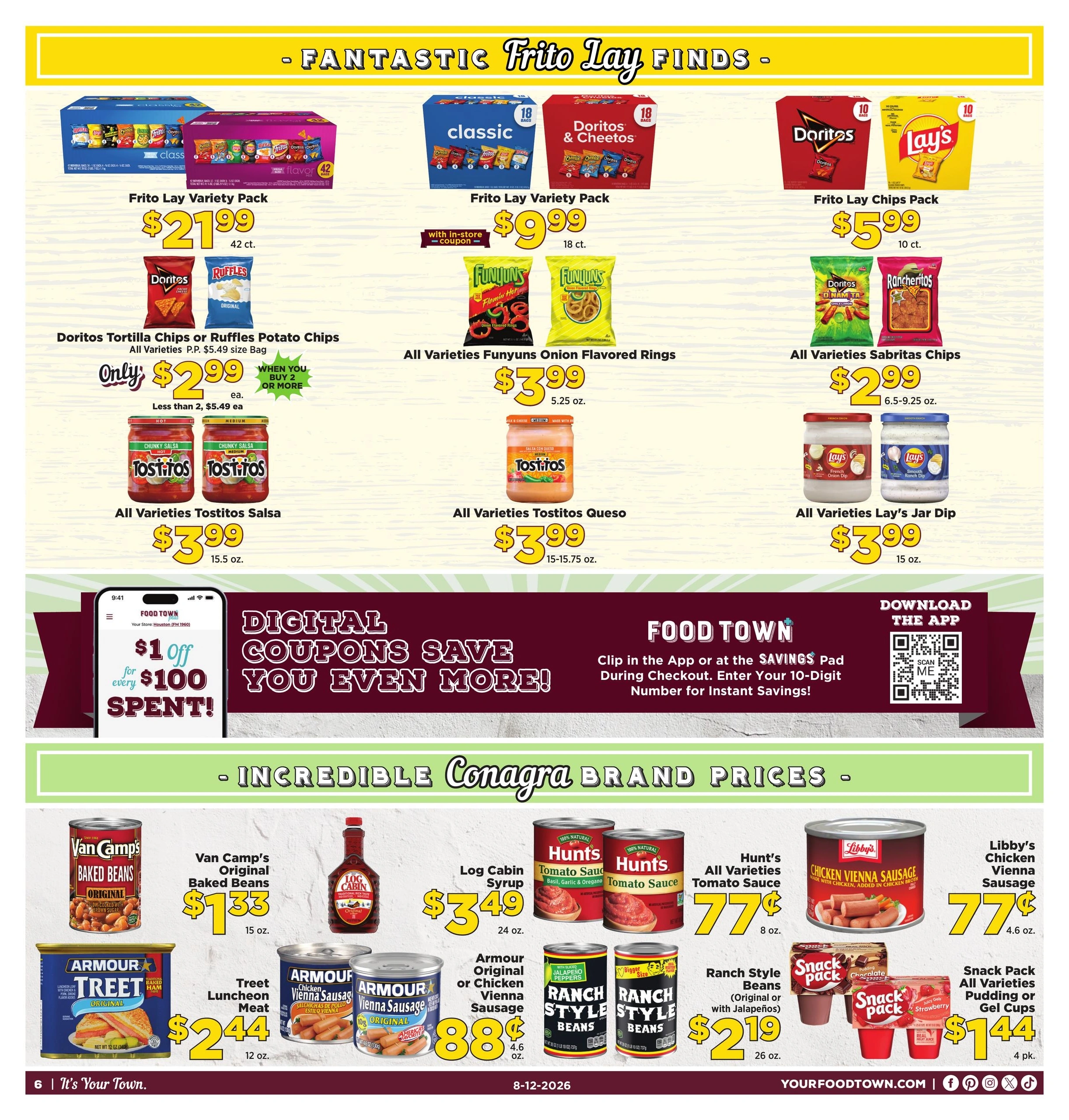 Food Town Texas flyer page 6