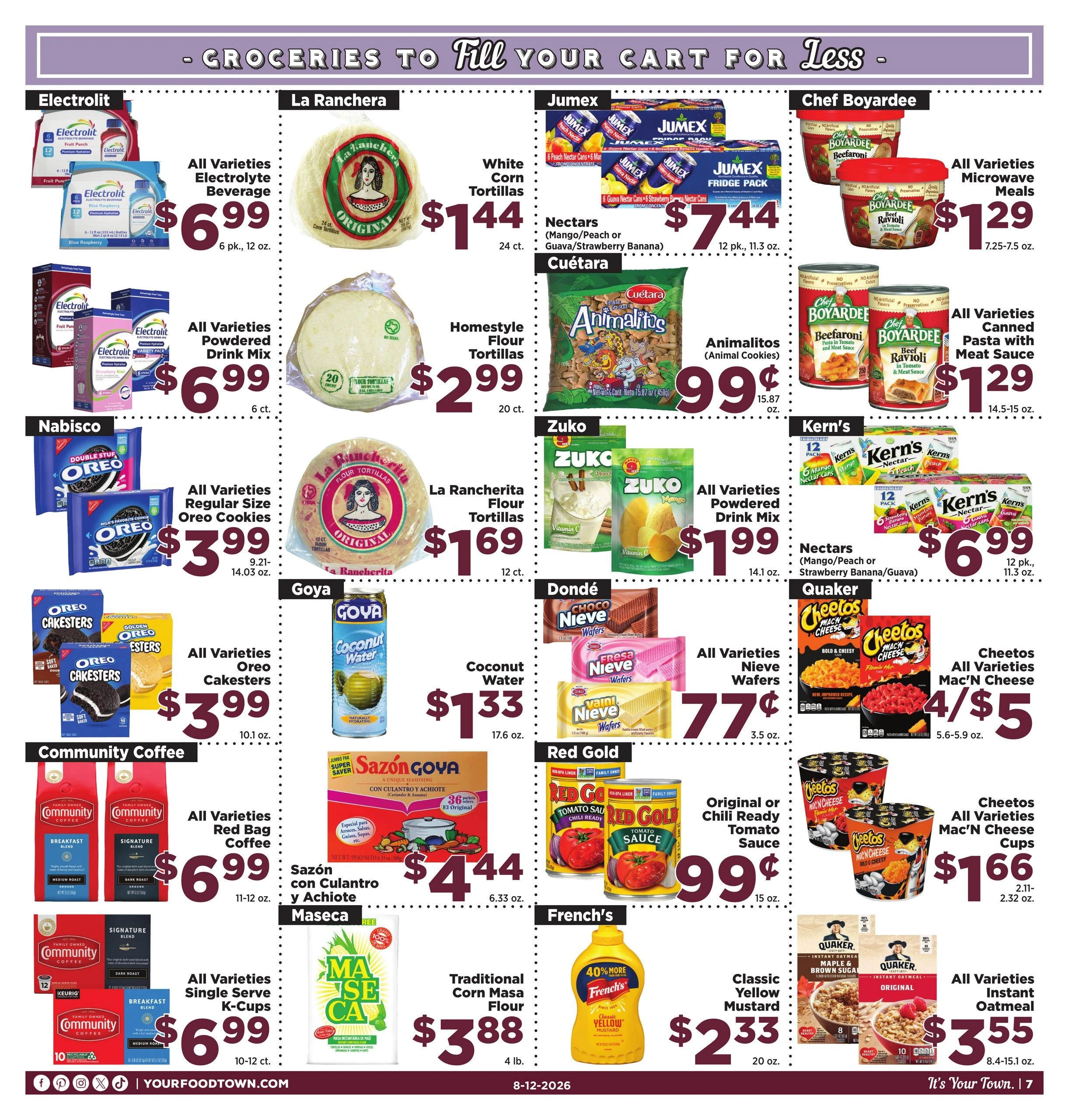 Food Town Texas flyer page 7