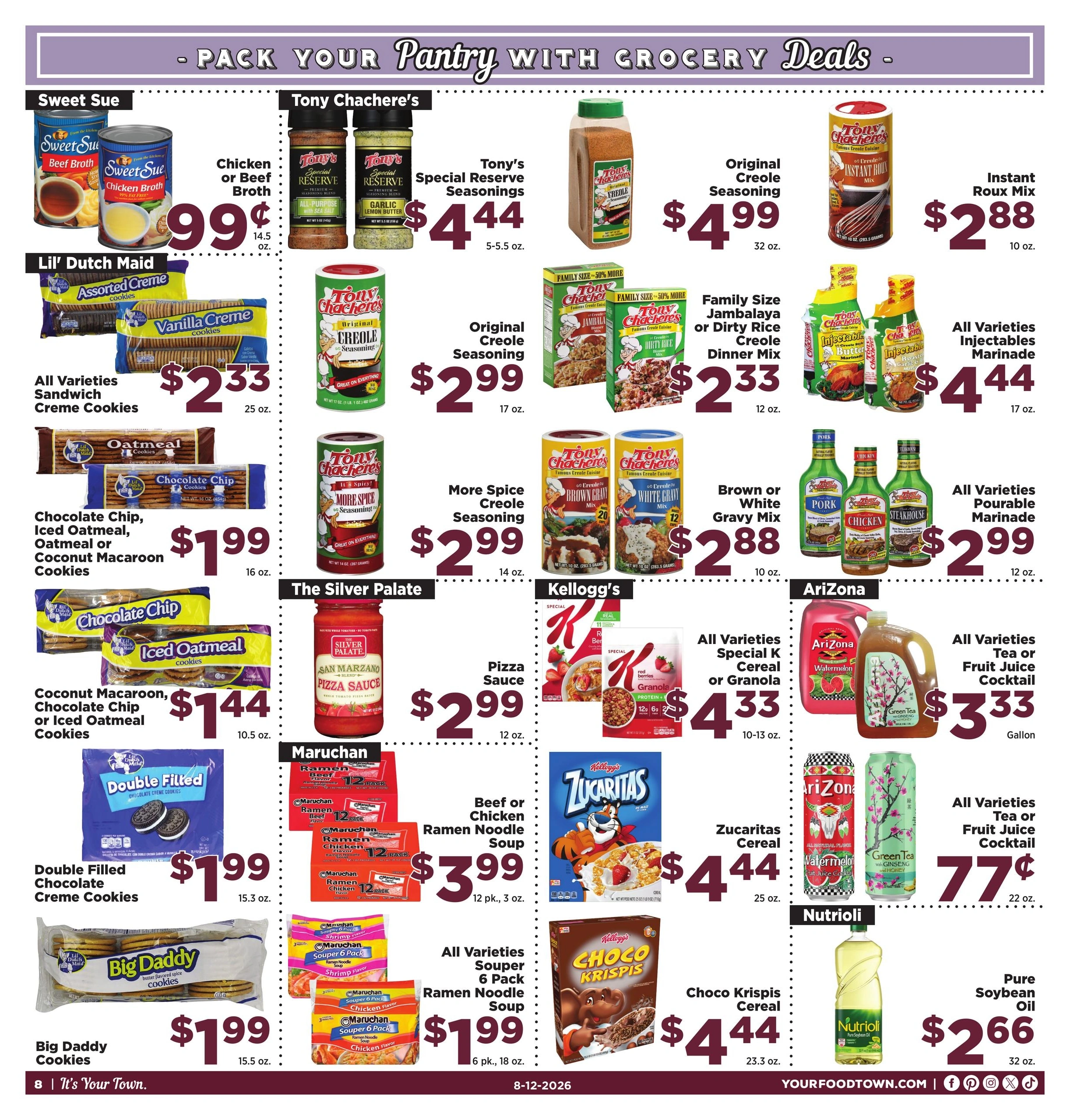 Food Town Texas flyer page 8