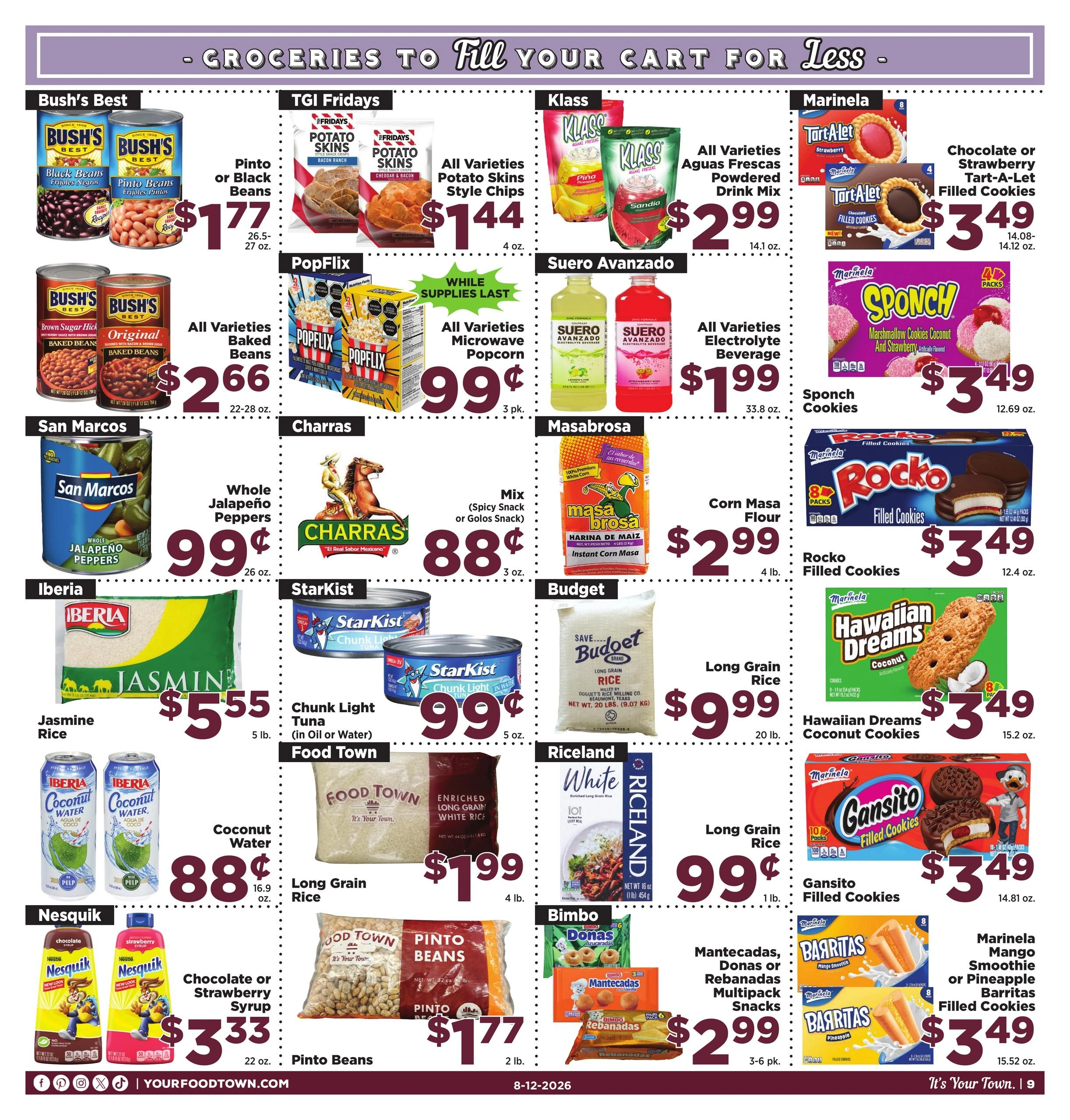 Food Town Texas flyer page 9