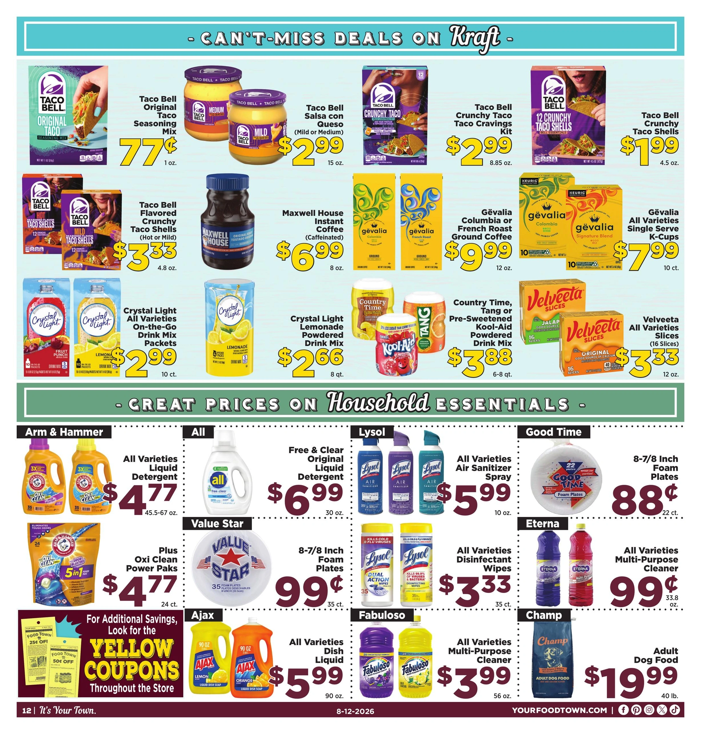 Food Town Texas flyer page 12