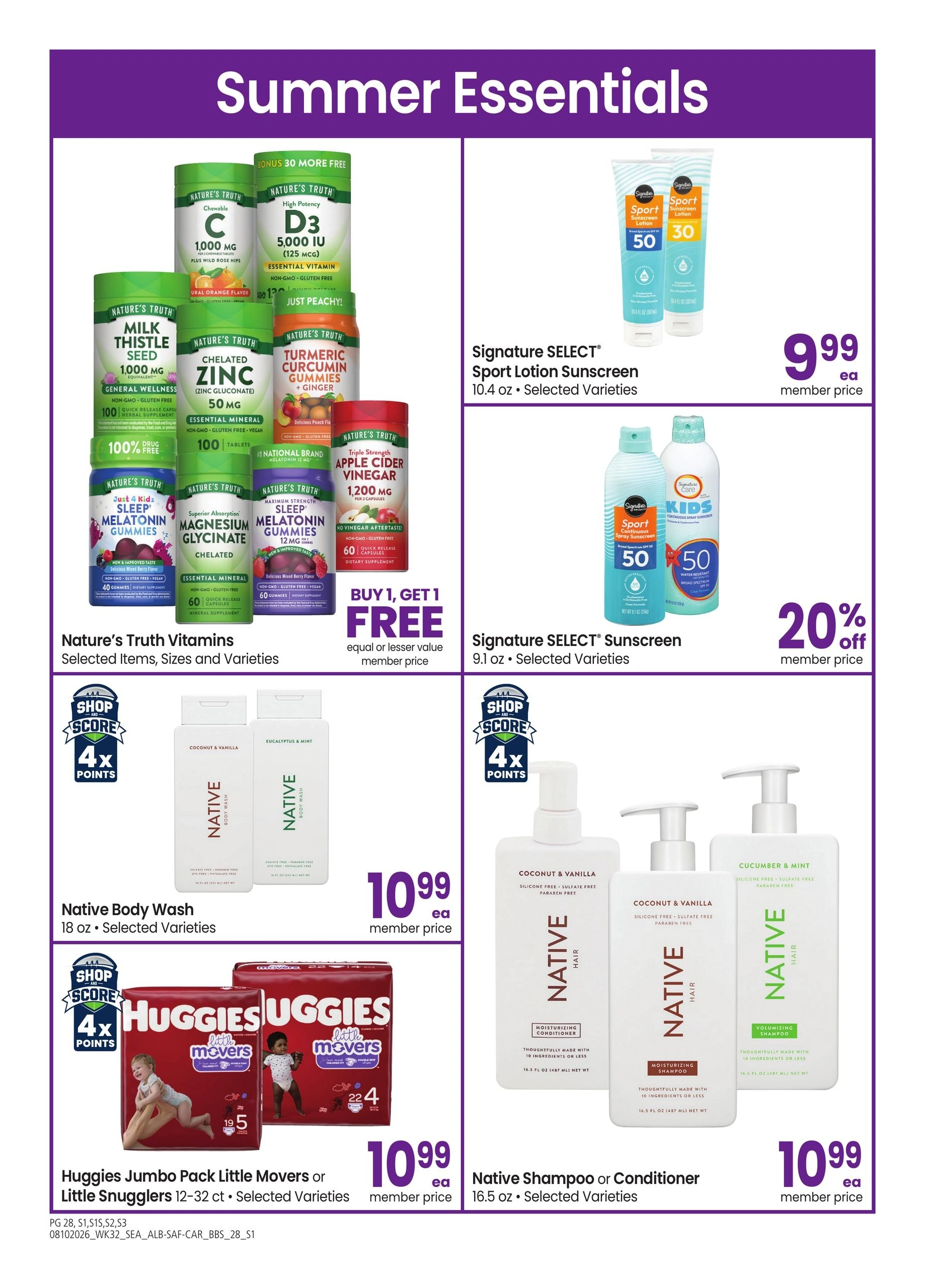 Albertsons flyer page 28