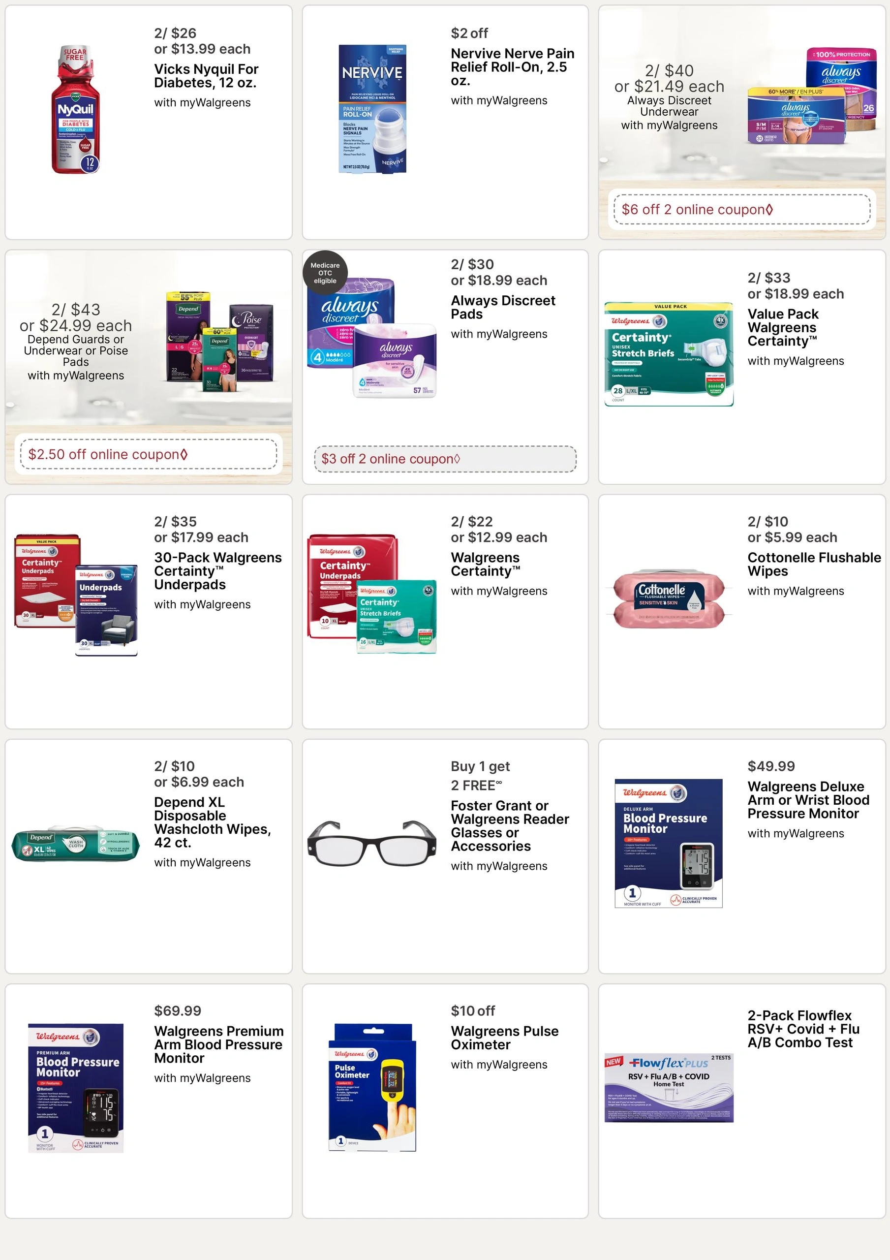 Walgreens flyer page 10