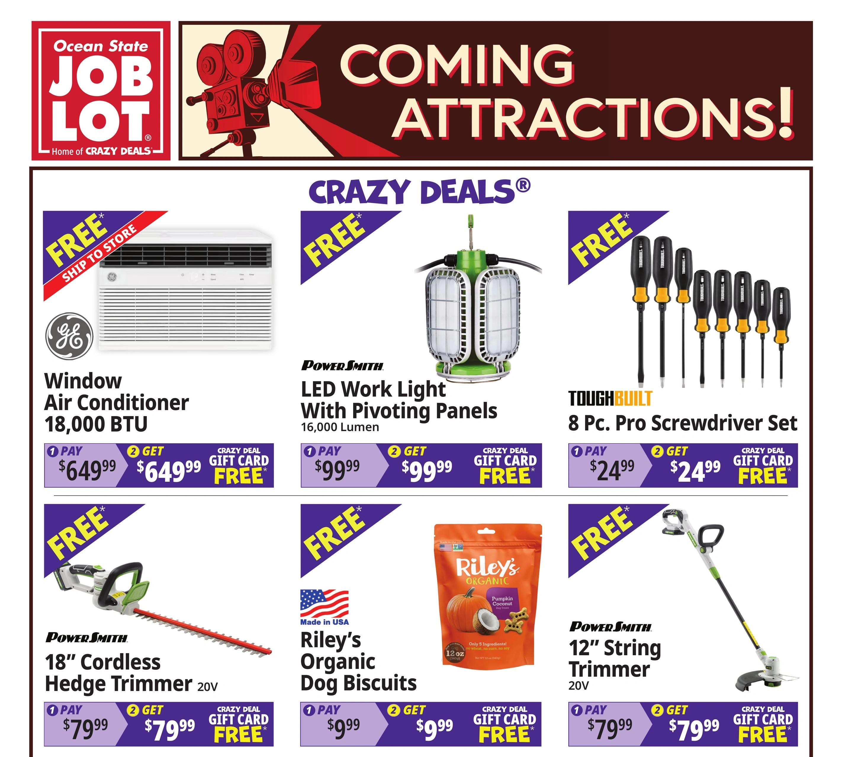 Ocean State Job Lot flyer page 1