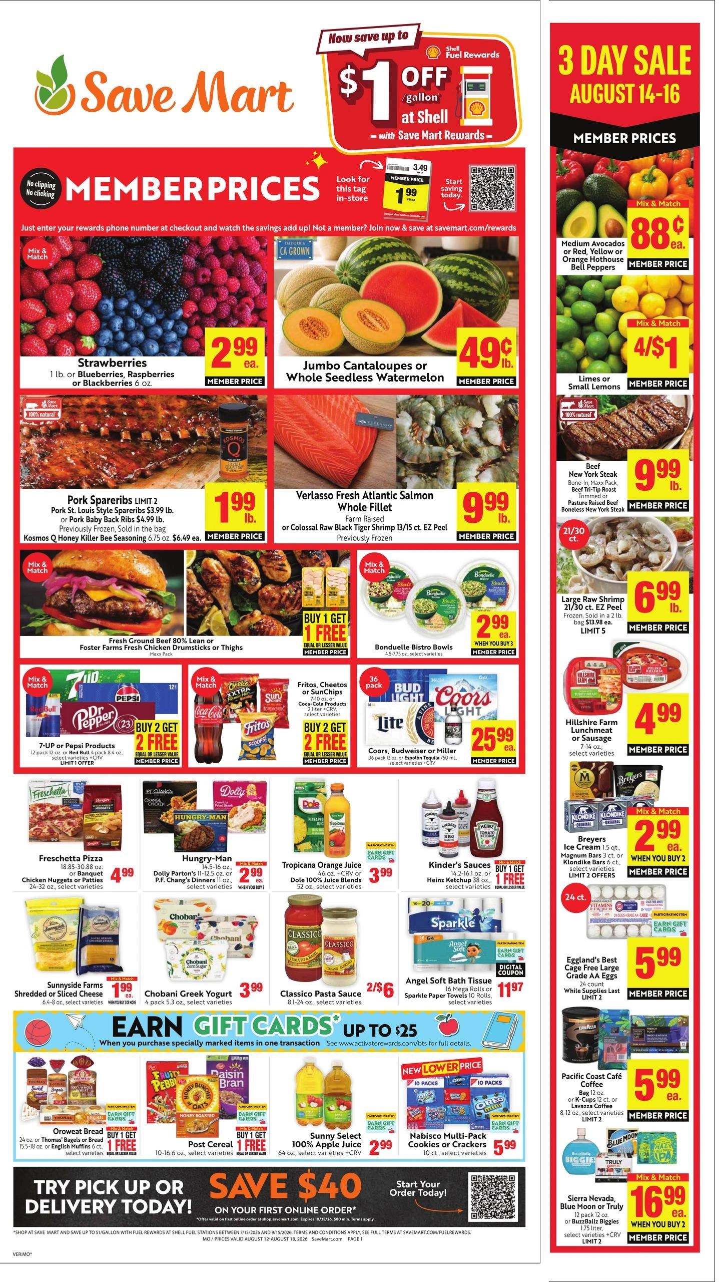 Save Mart flyer page 1