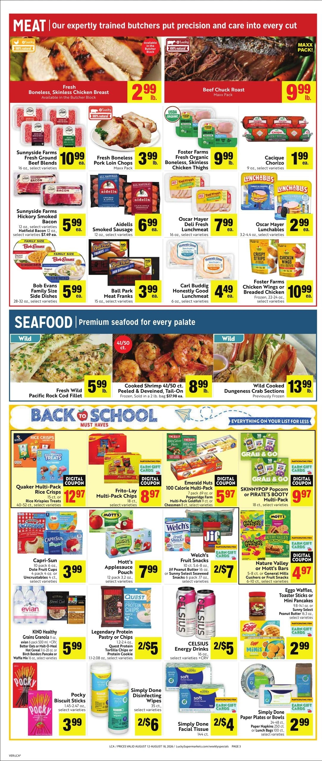 Lucky Supermarkets flyer page 3