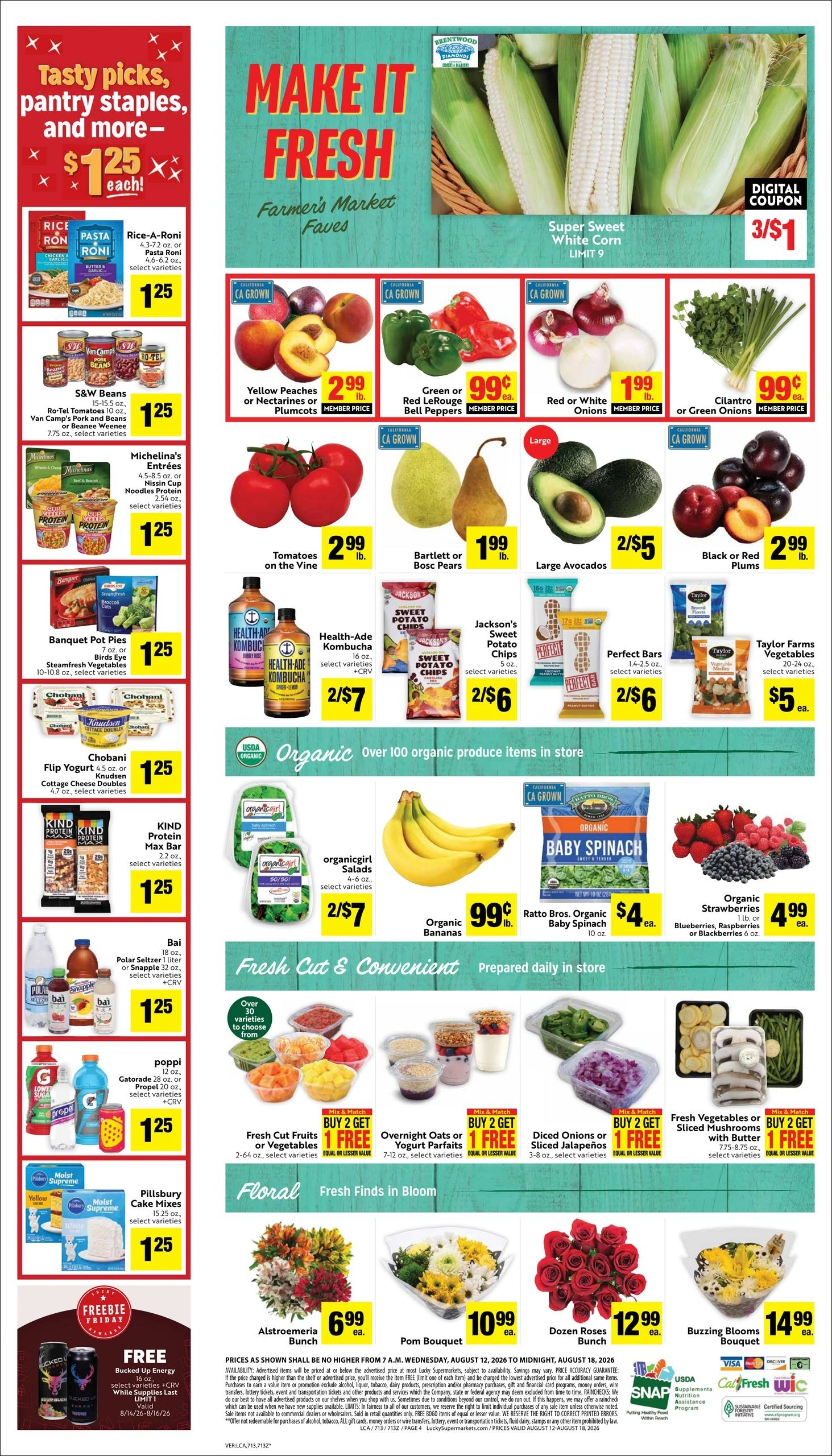Lucky Supermarkets flyer page 4