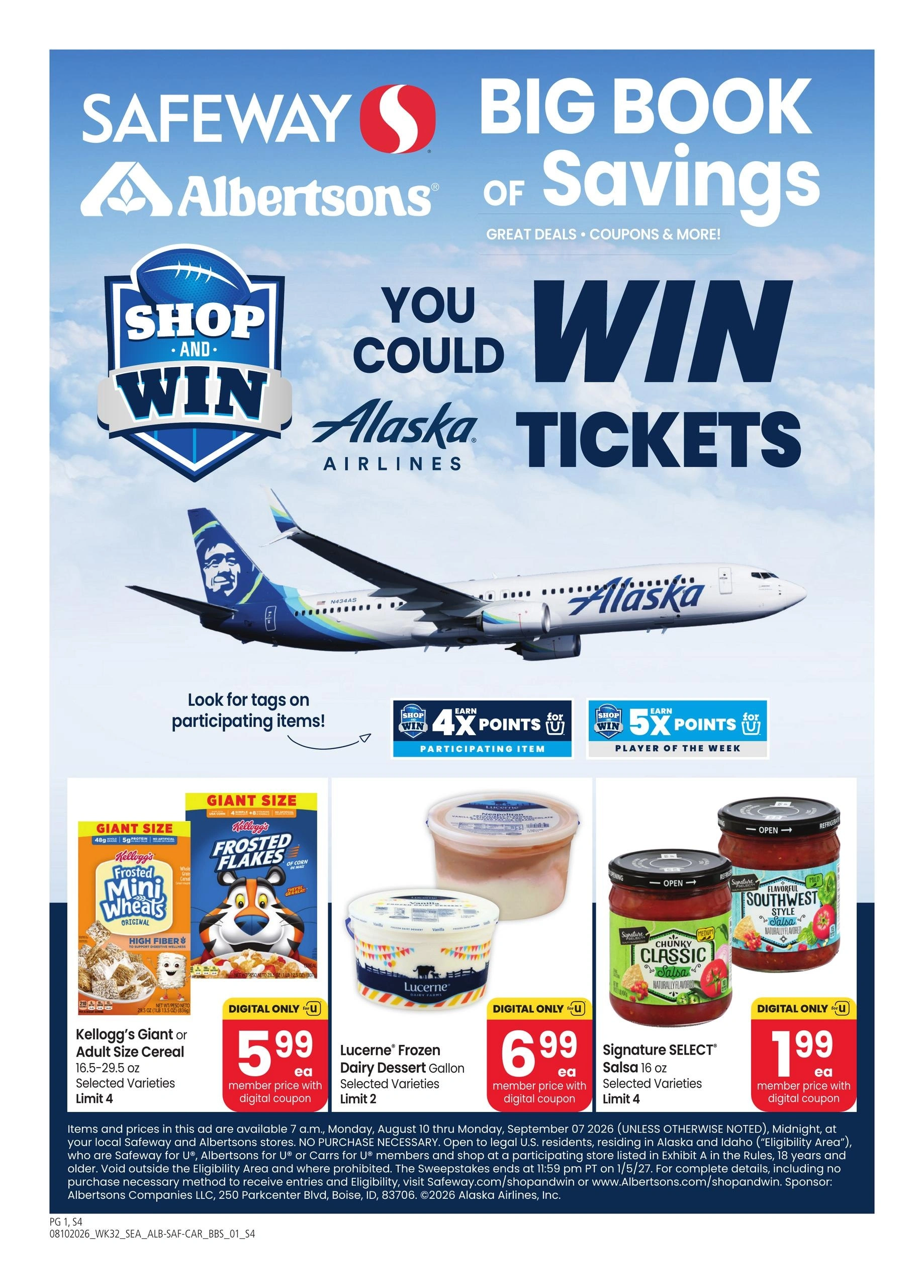 Safeway flyer page 1