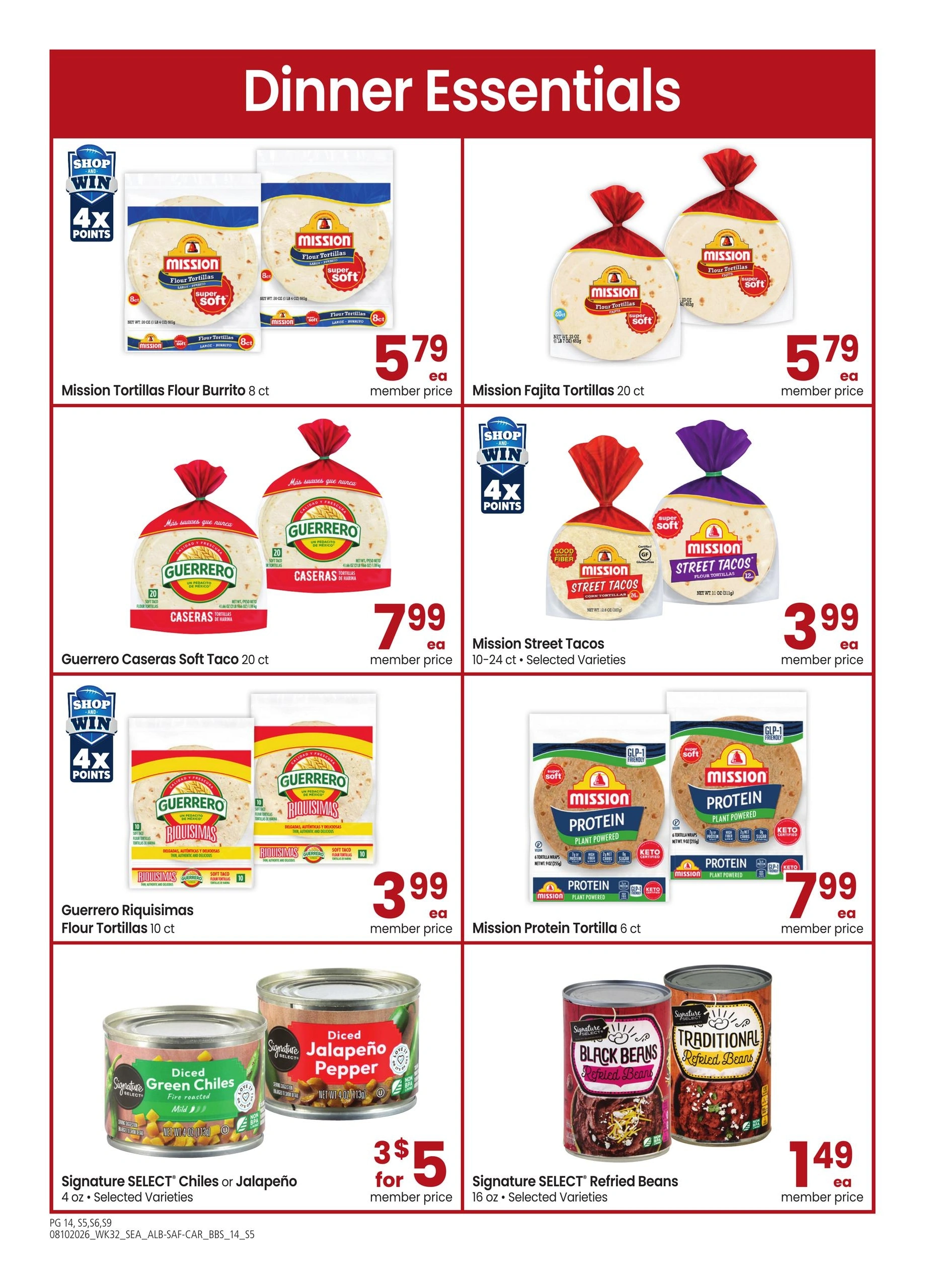 Safeway flyer page 14