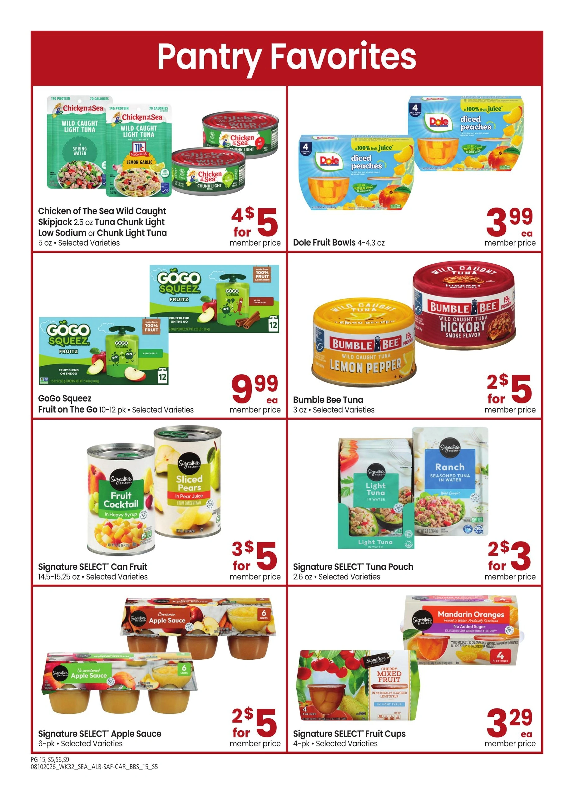 Safeway flyer page 15