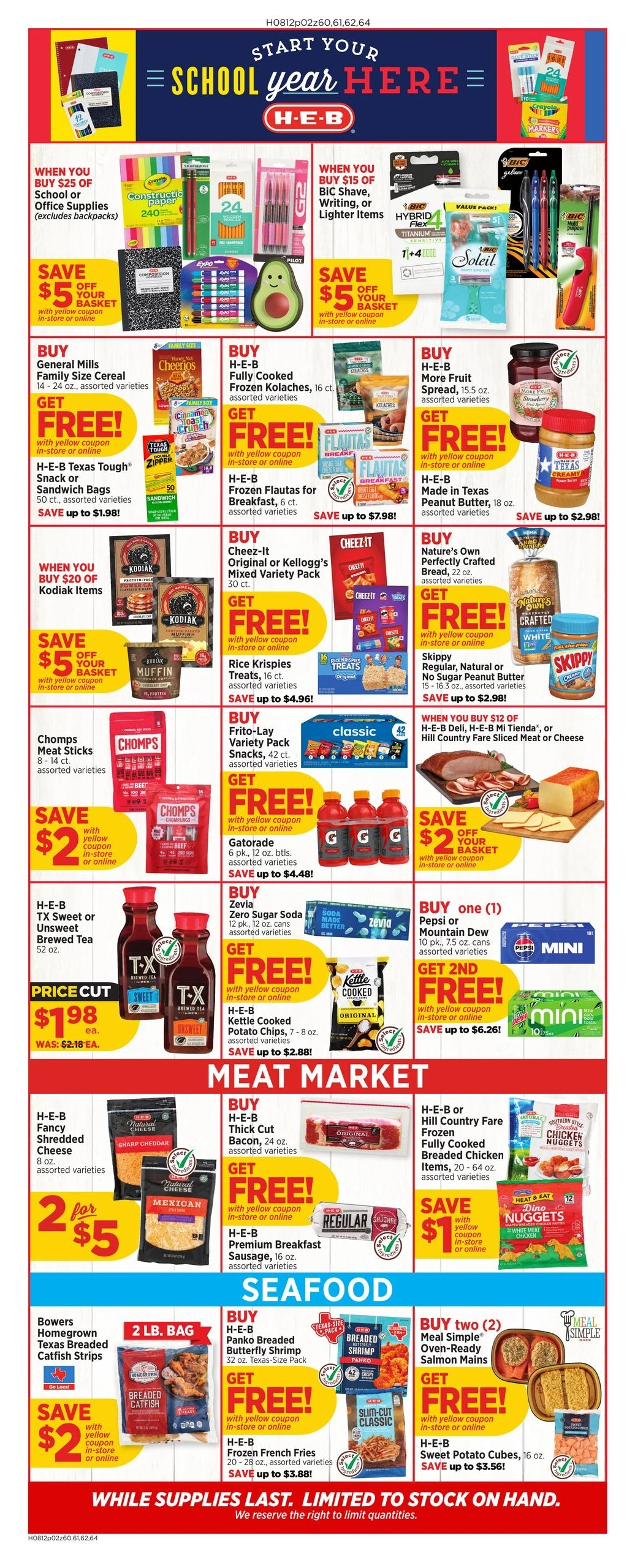 H-E-B flyer page 2