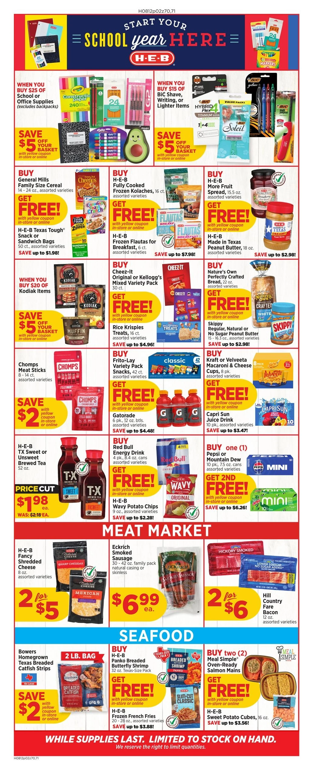 H-E-B flyer page 2