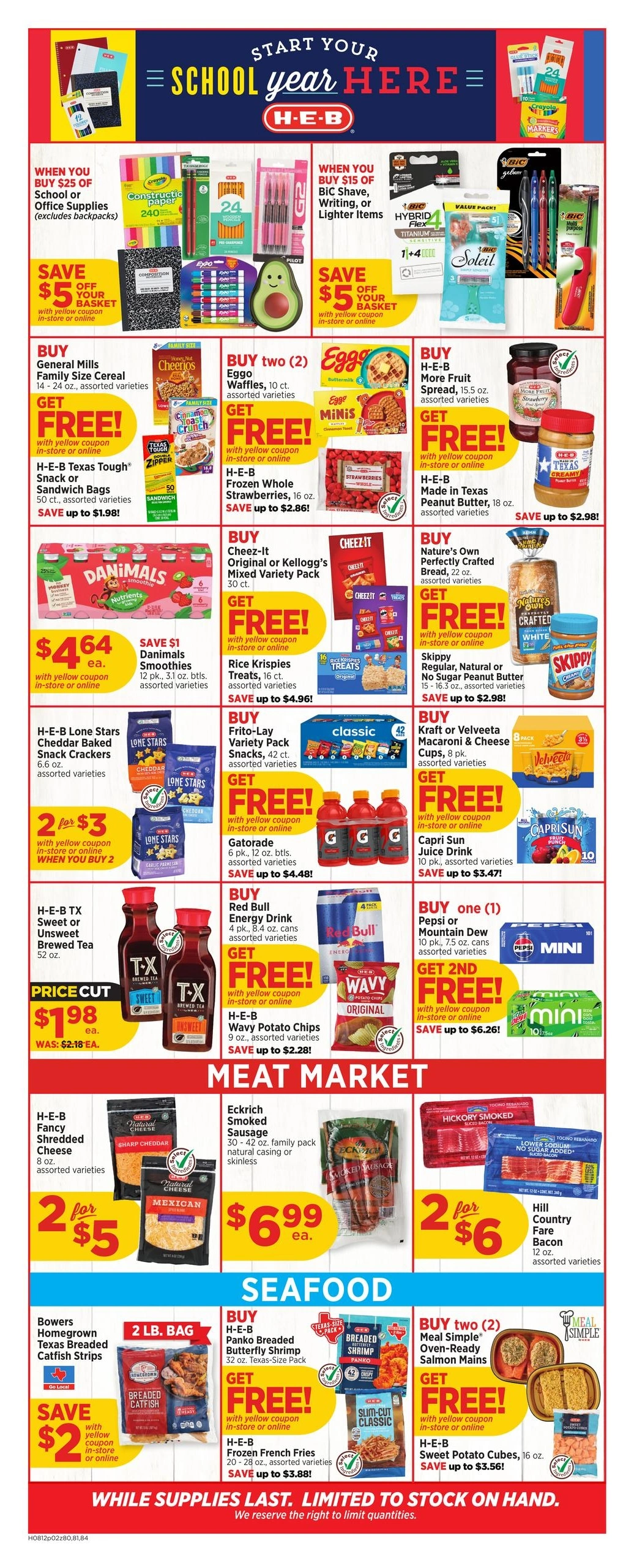 H-E-B flyer page 2