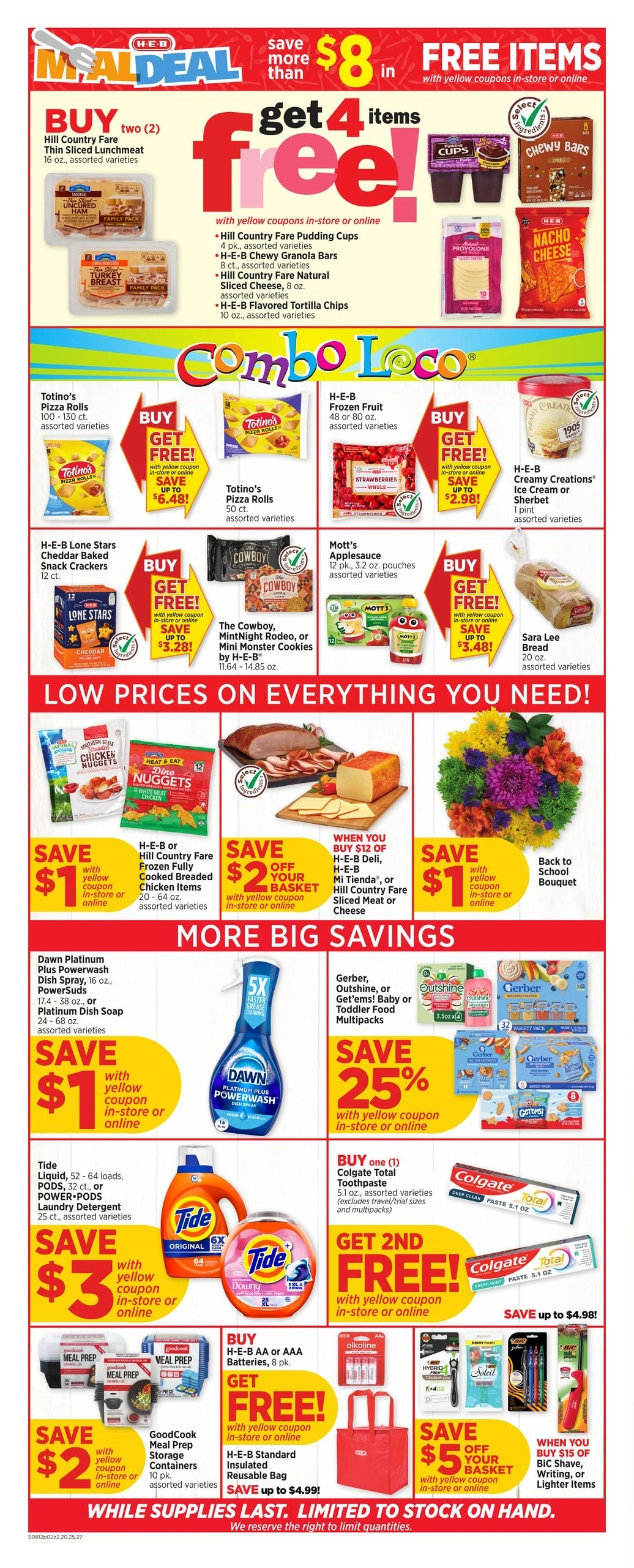 H-E-B flyer page 2