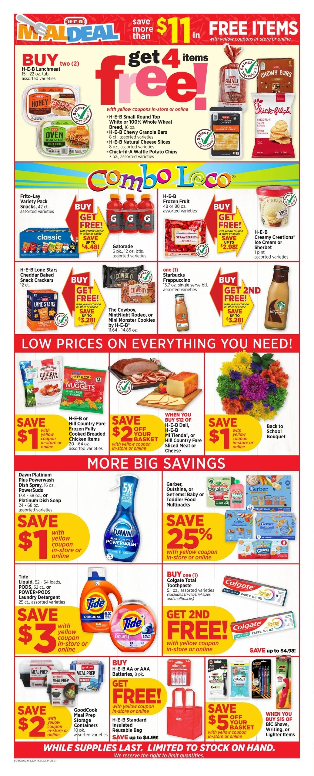 H-E-B flyer page 2