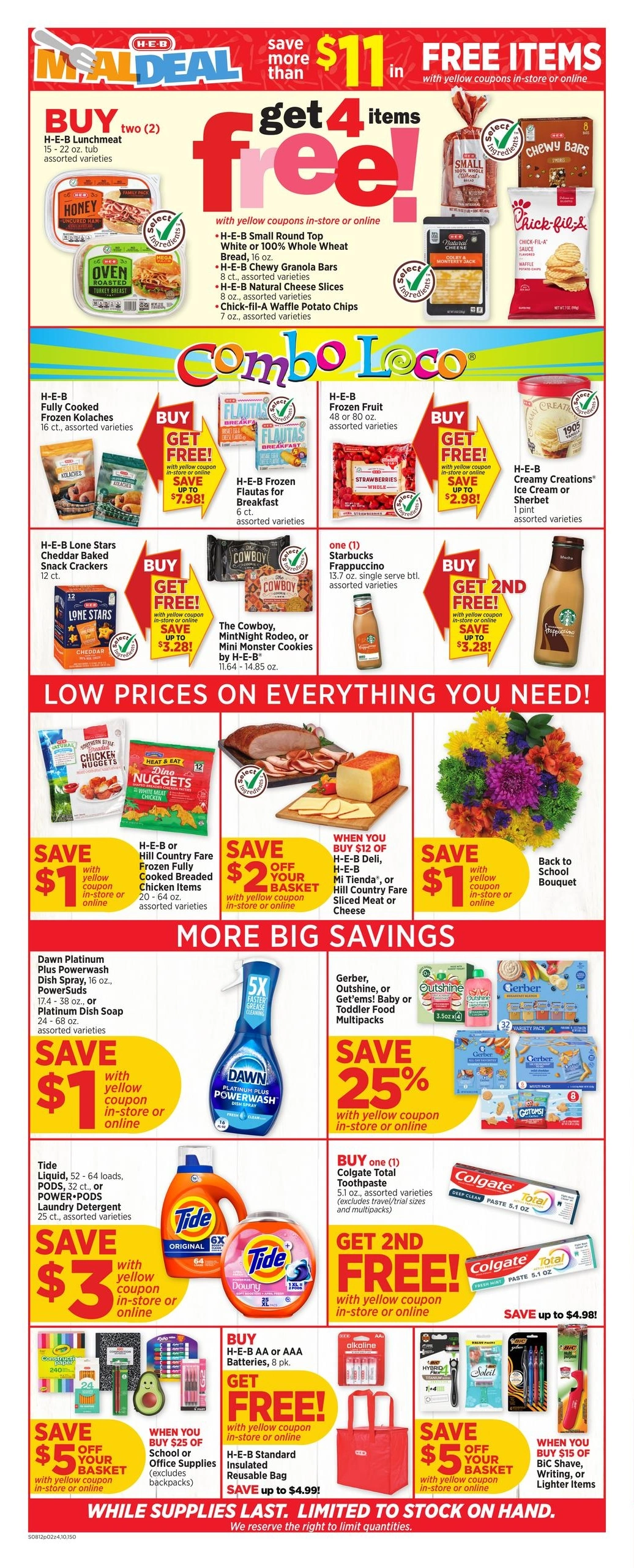 H-E-B flyer page 2