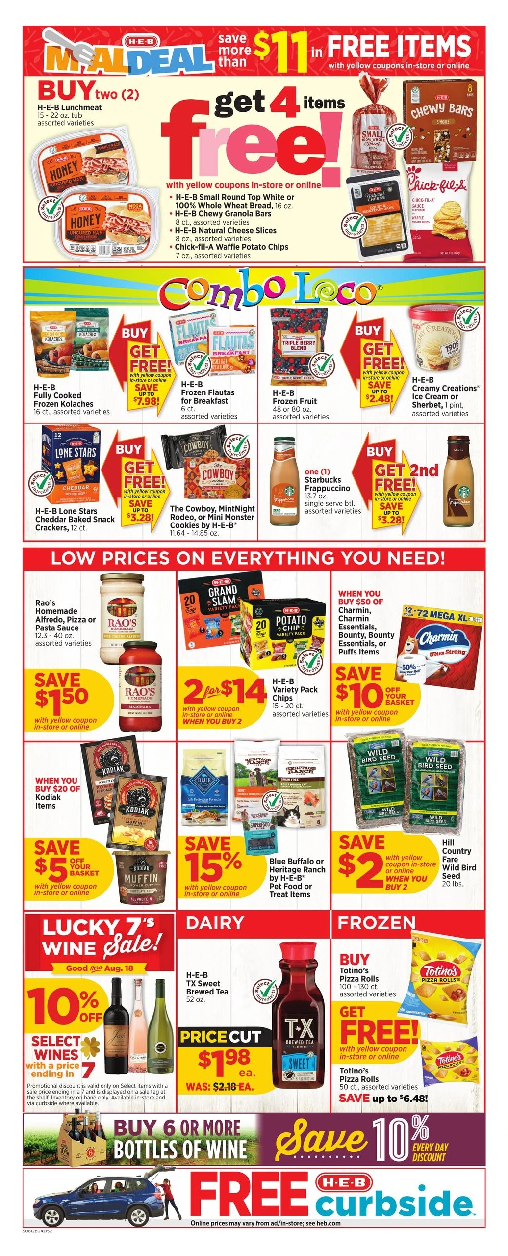 H-E-B flyer page 4