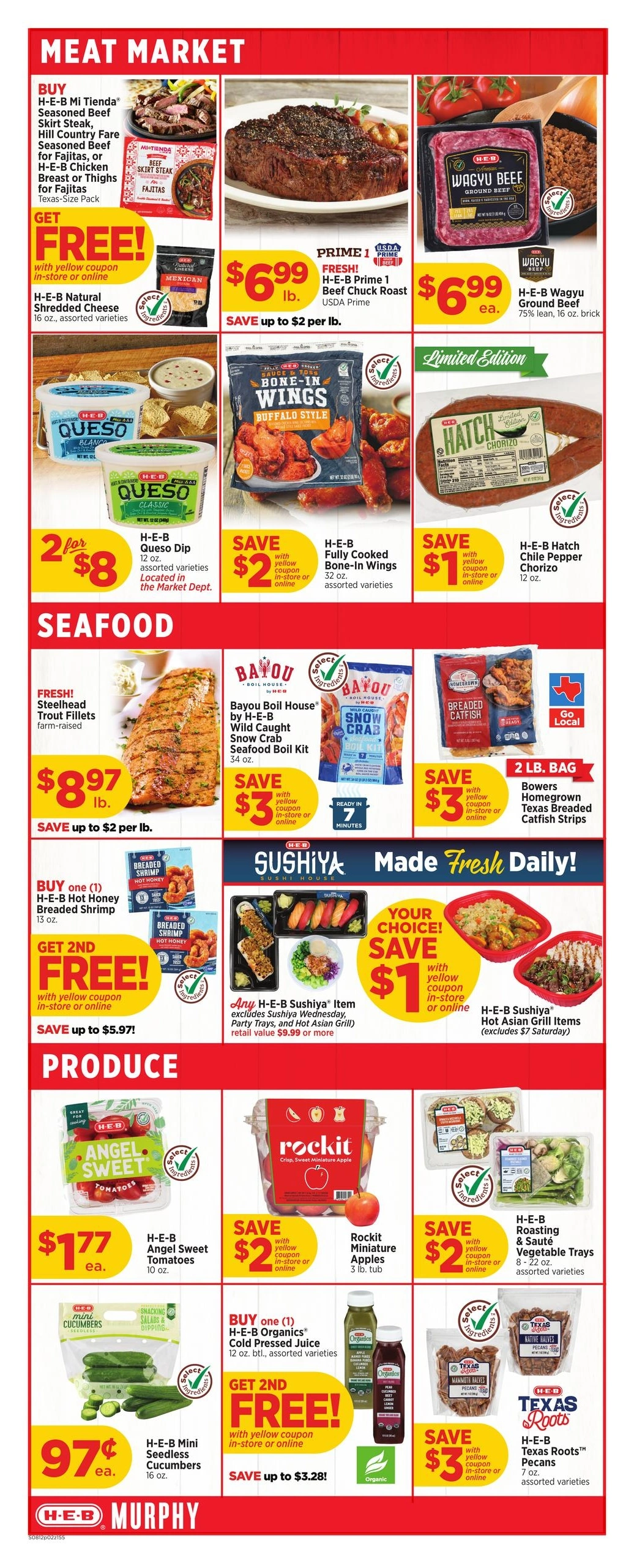 H-E-B flyer page 2