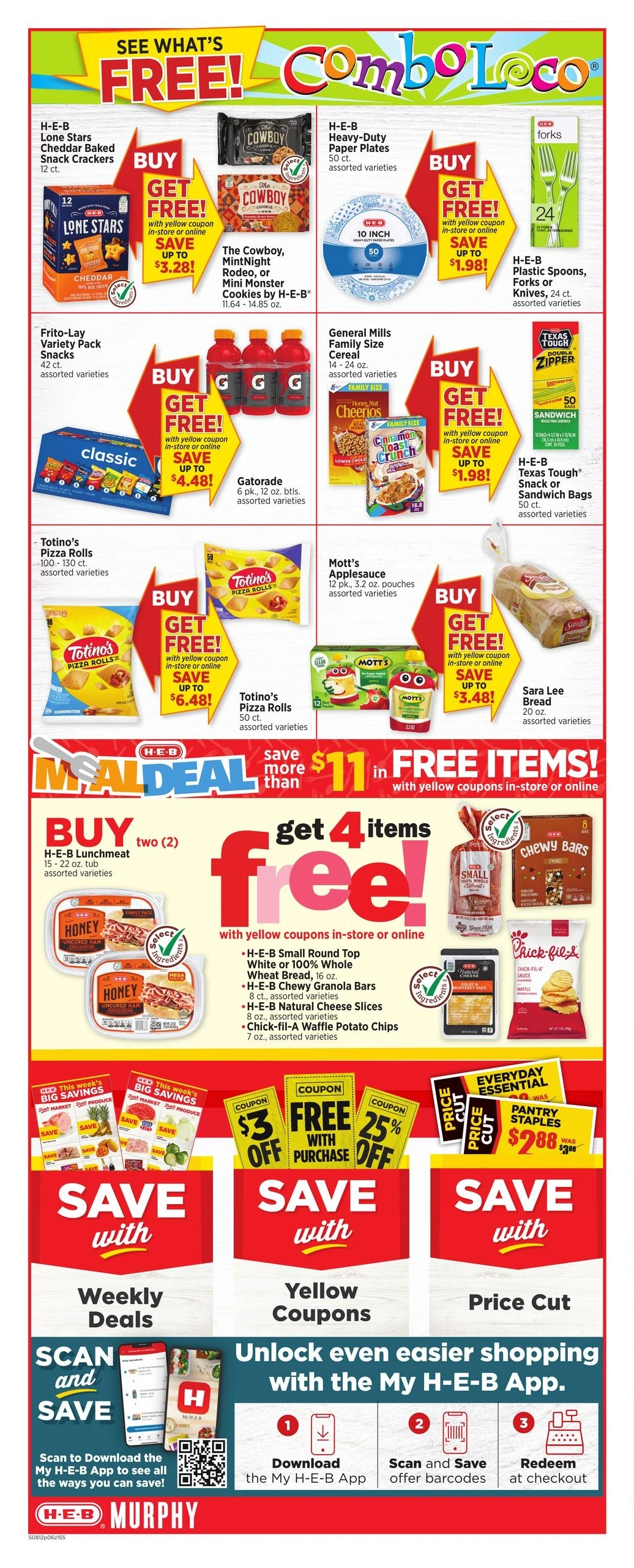 H-E-B flyer page 6