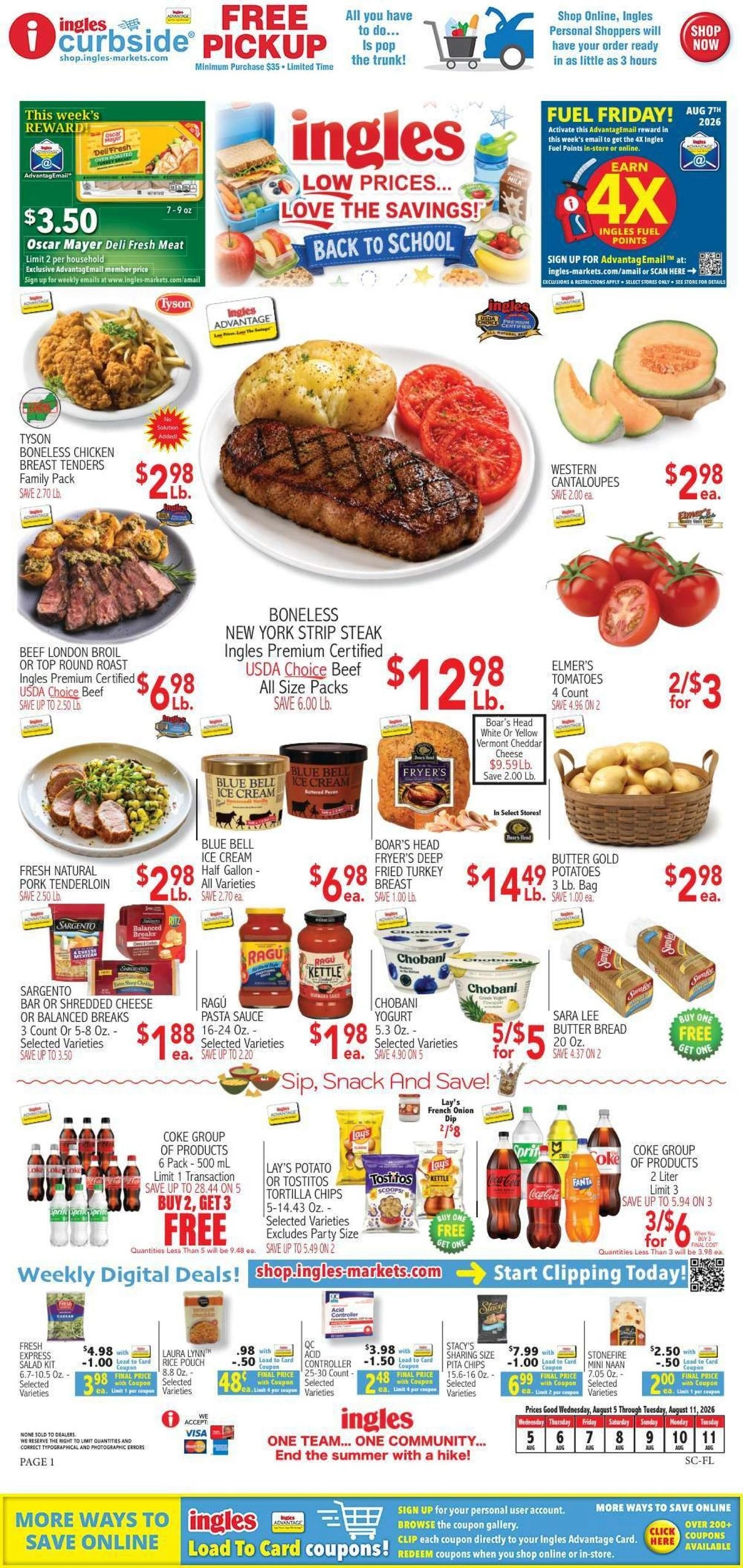 Ingles Markets flyer page 1