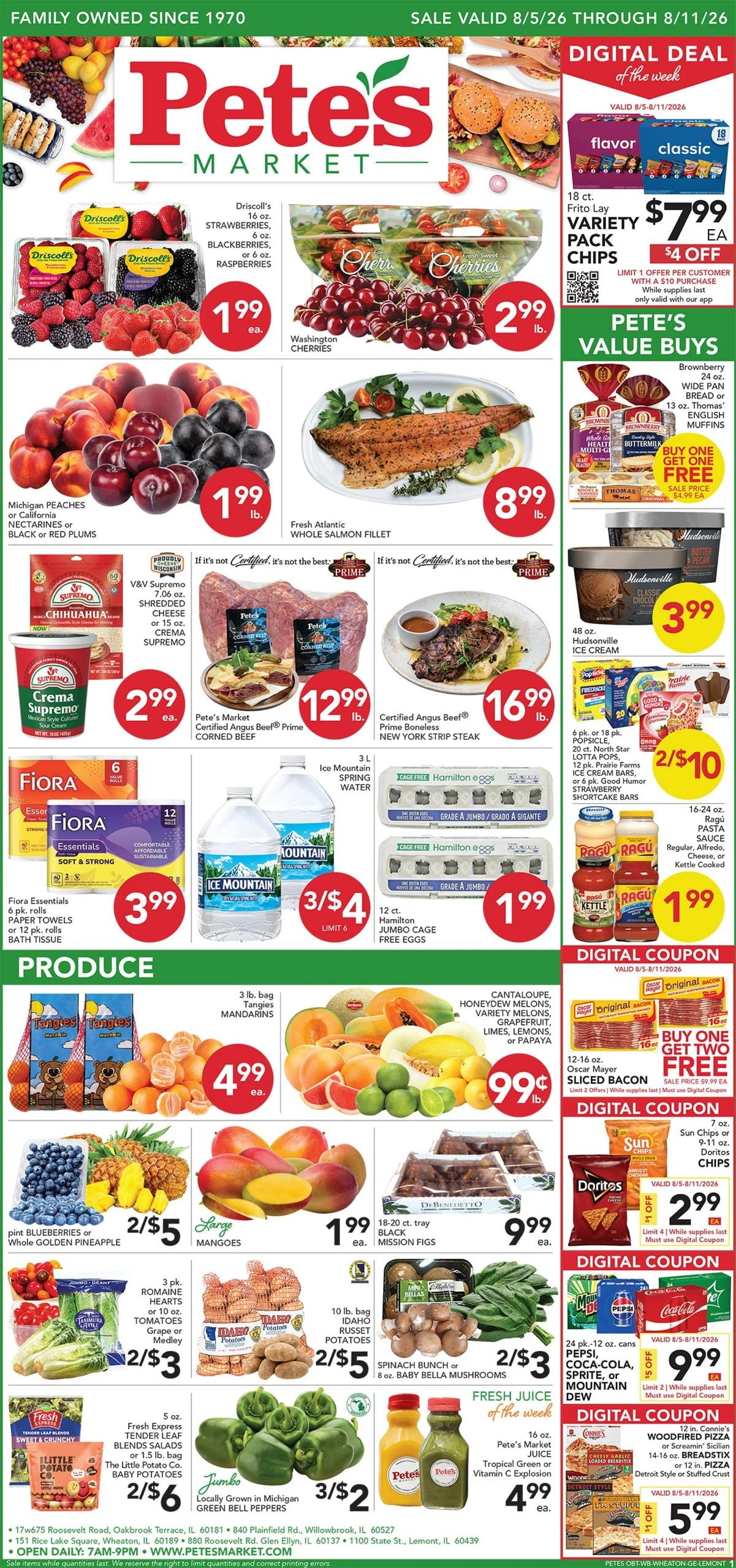 Pete's Fresh Market flyer page 1