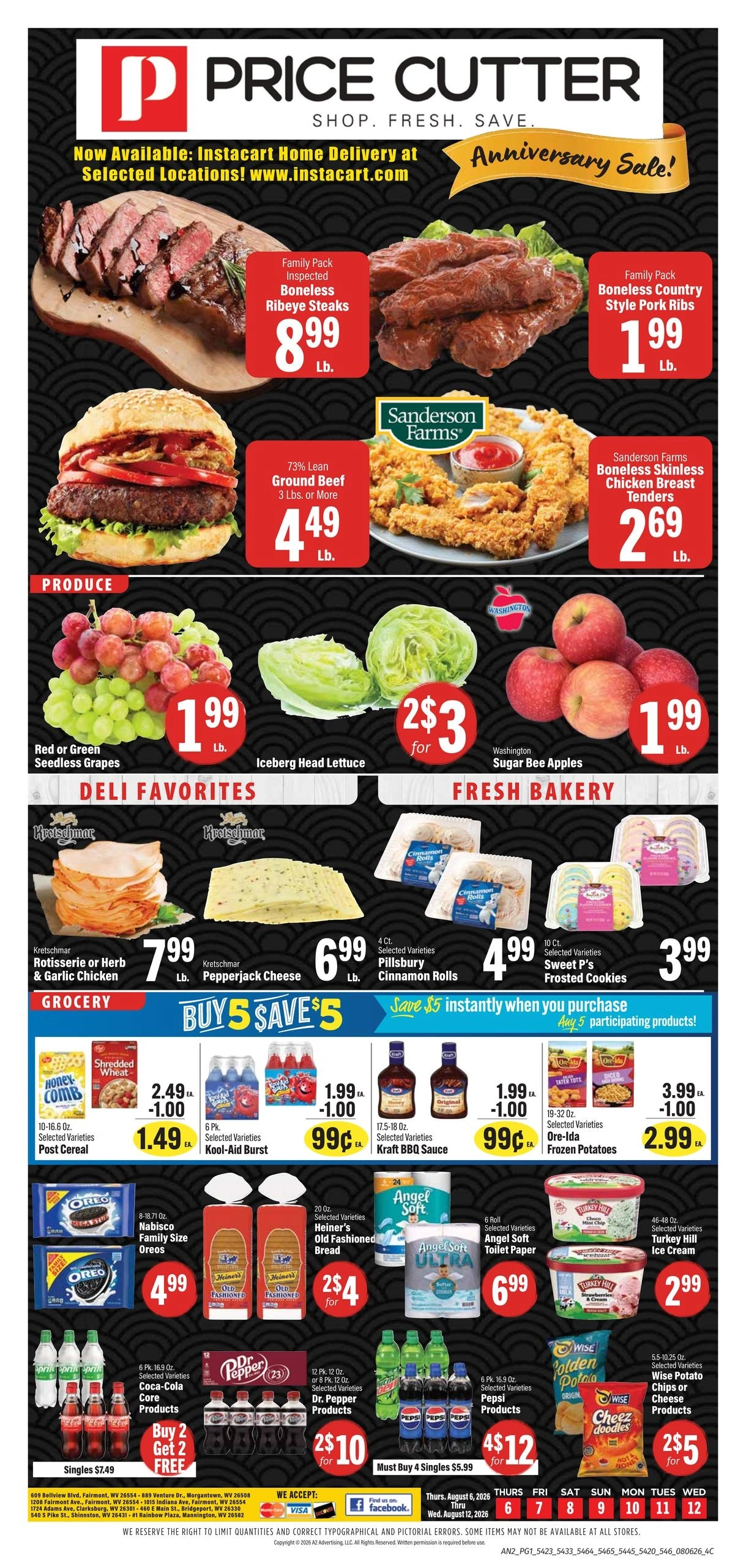 Price Cutter WV flyer page 1