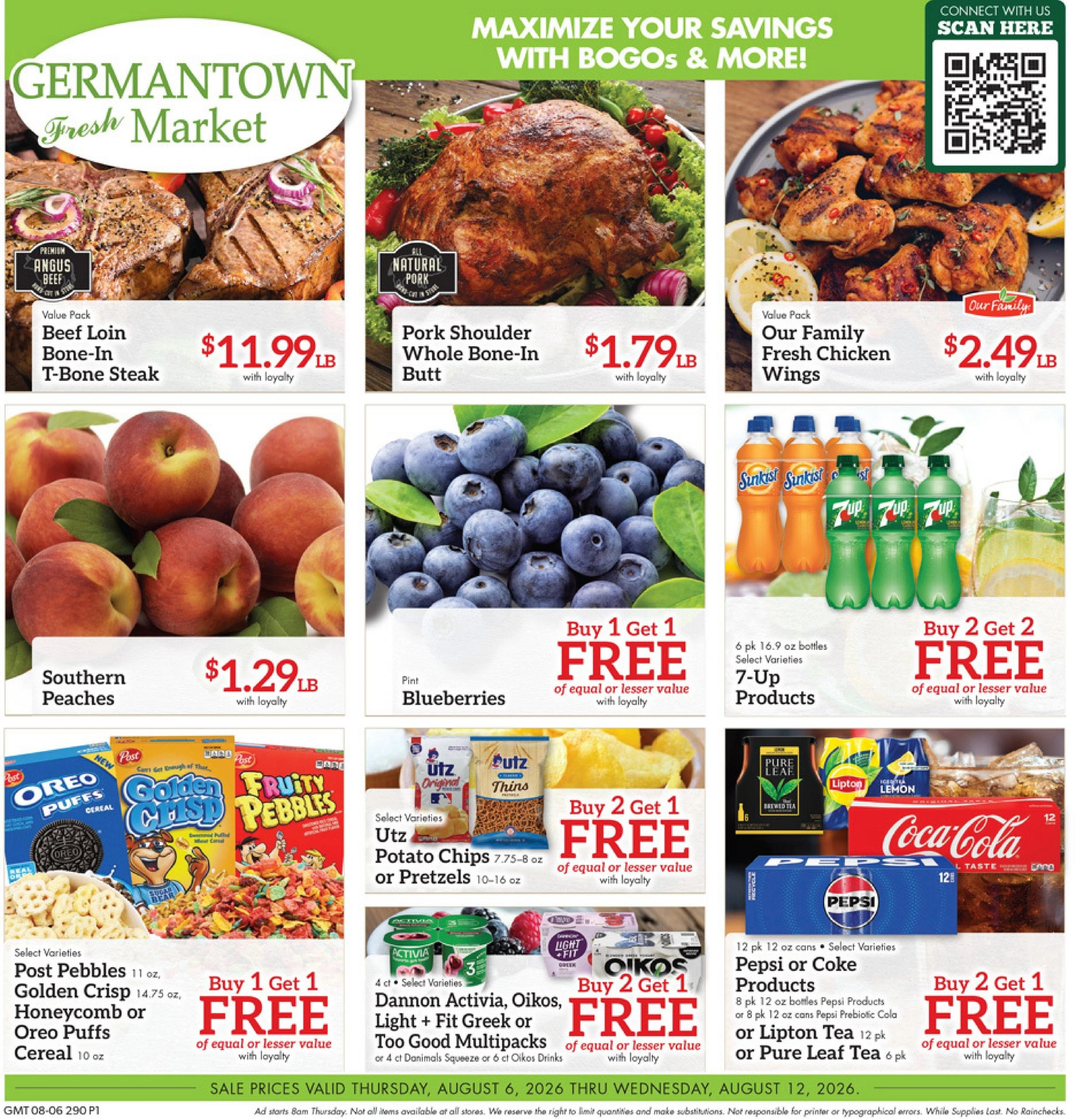Germantown Fresh Market flyer page 1