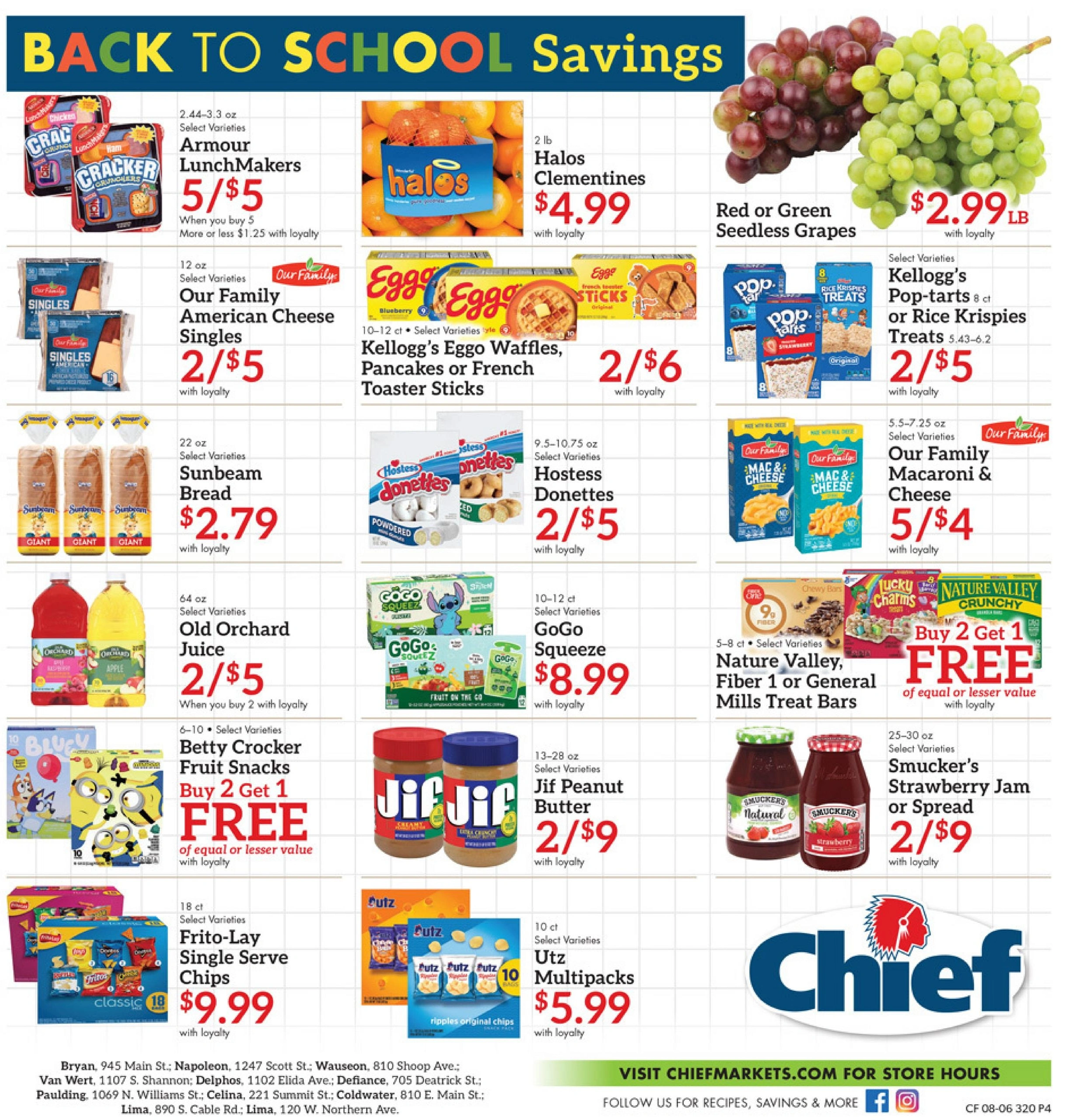 Chief Supermarket flyer page 4