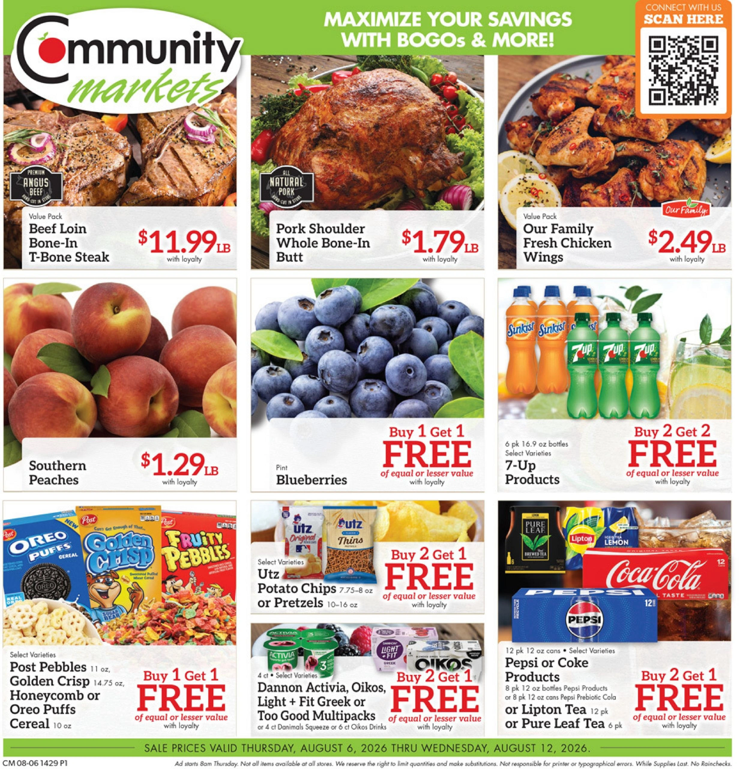 Community Markets flyer page 1