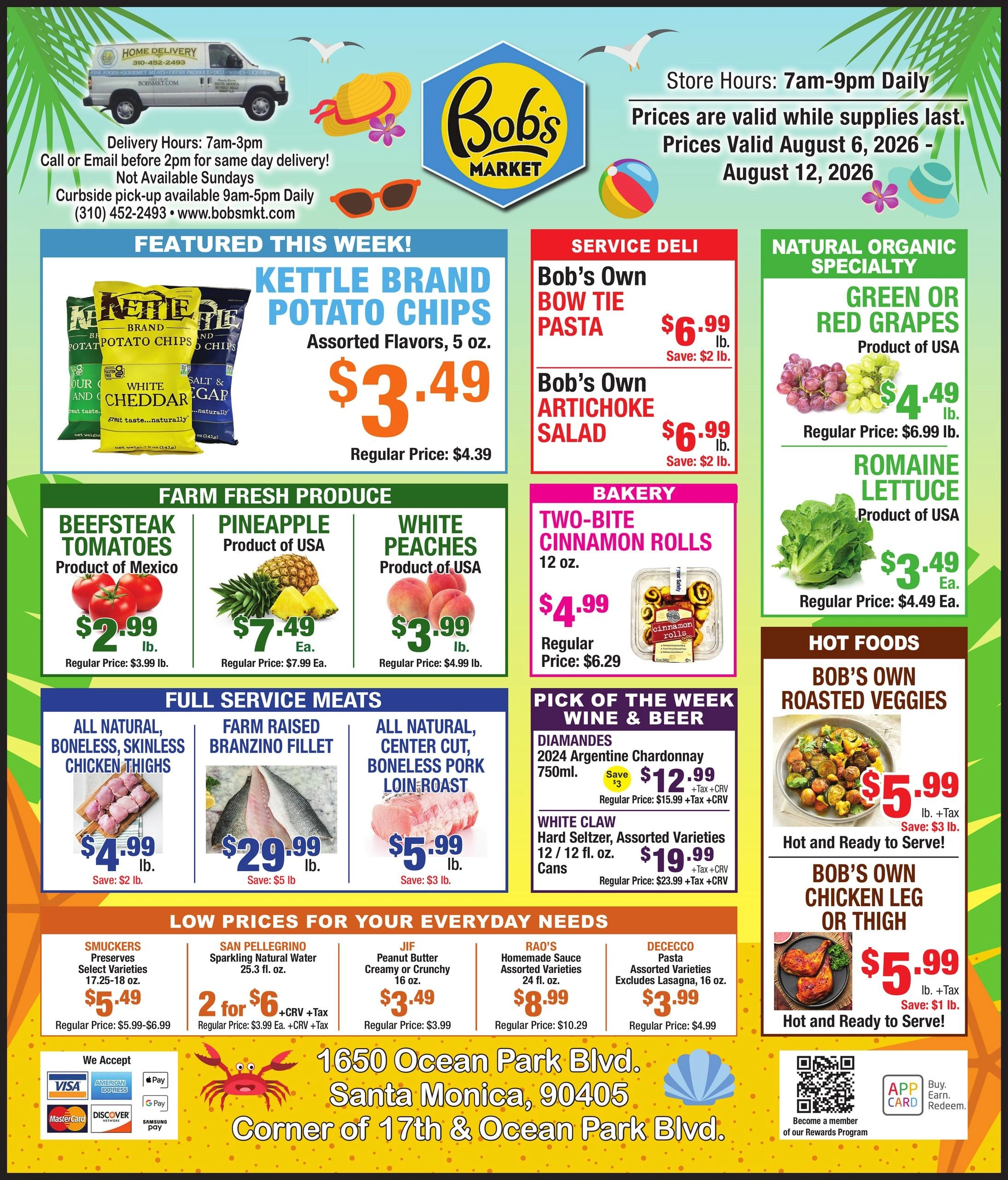 Bob's Market flyer page 1