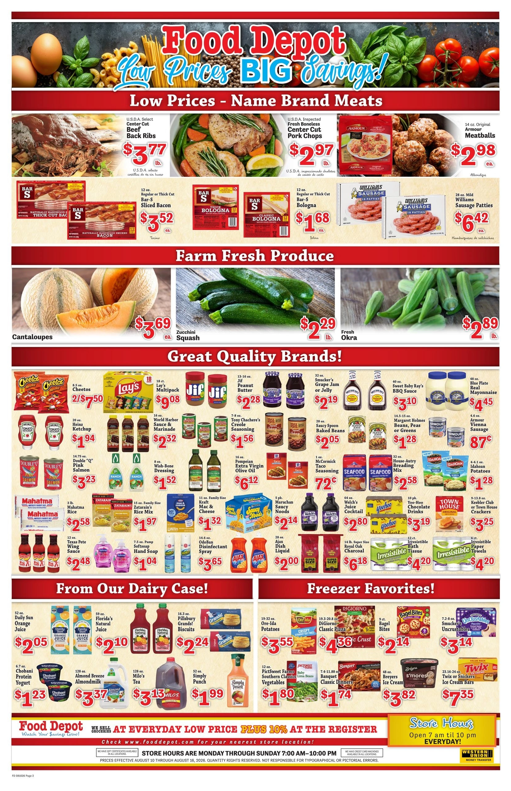 Food Depot flyer page 2