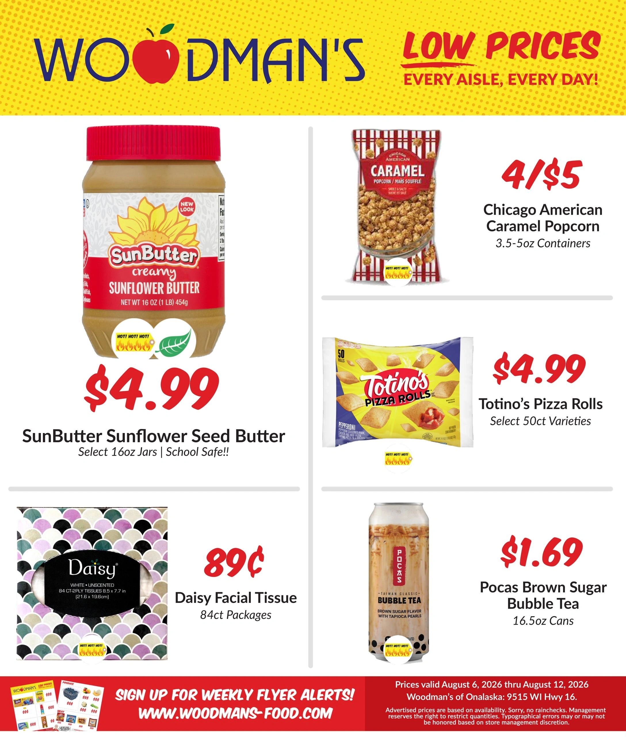 Woodman's Food Market flyer page 1