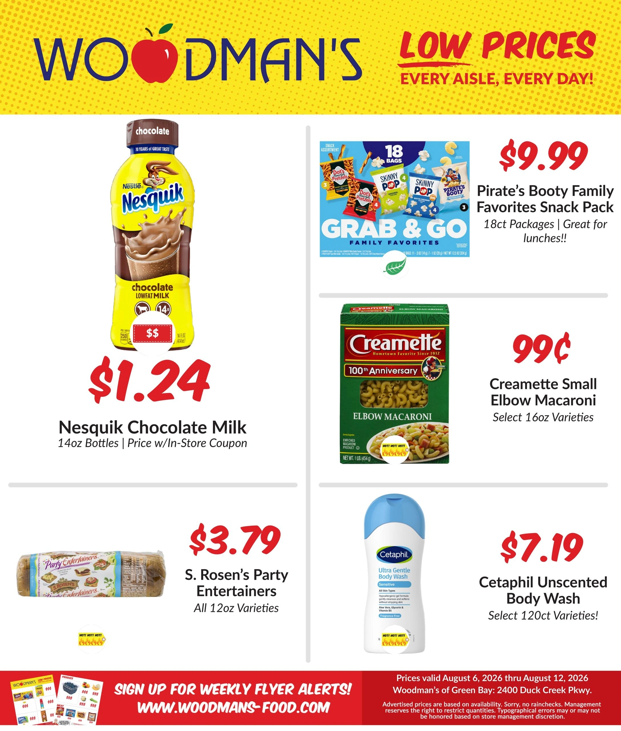 Woodman's Food Market flyer page 1