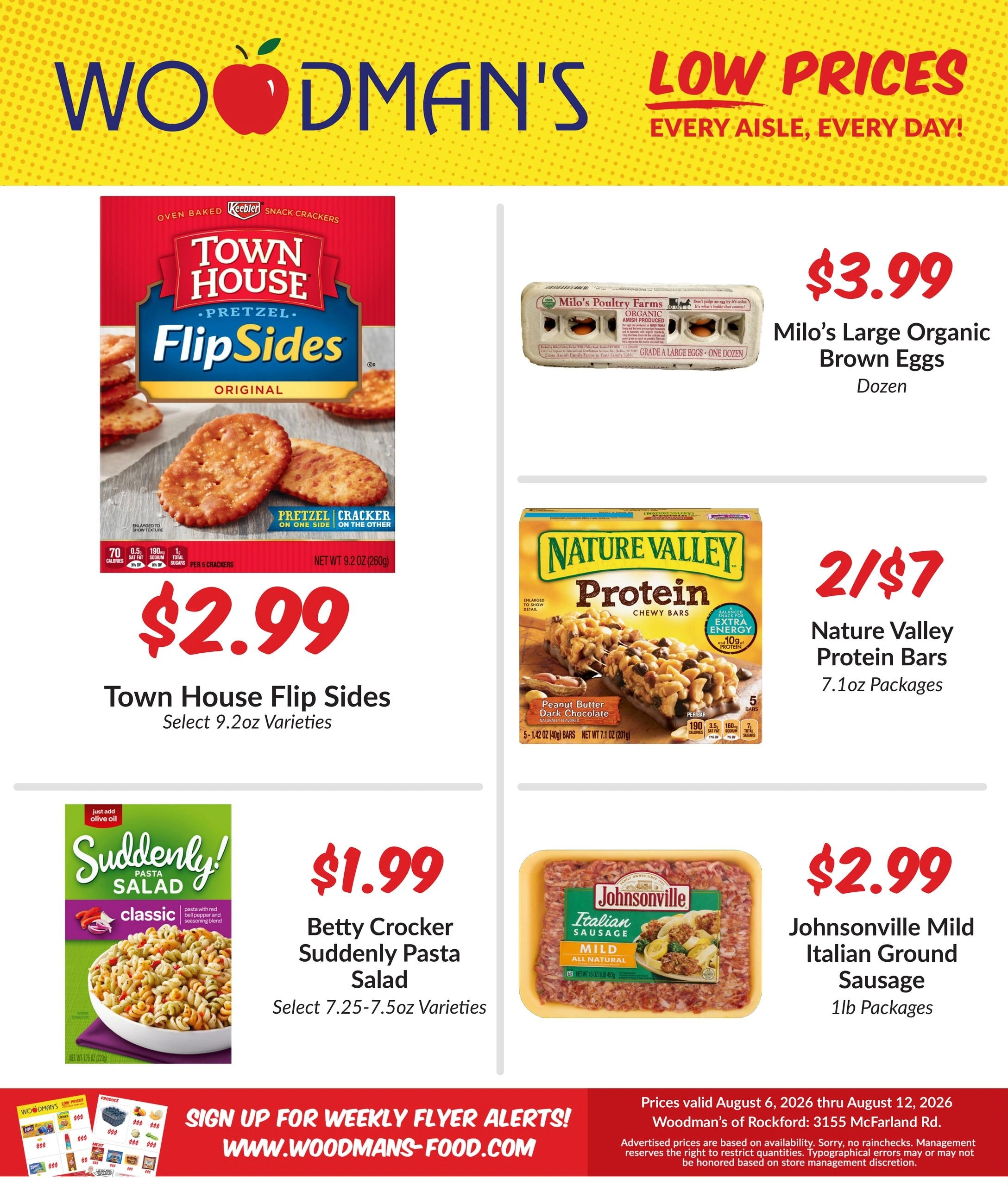 Woodman's Food Market flyer page 1