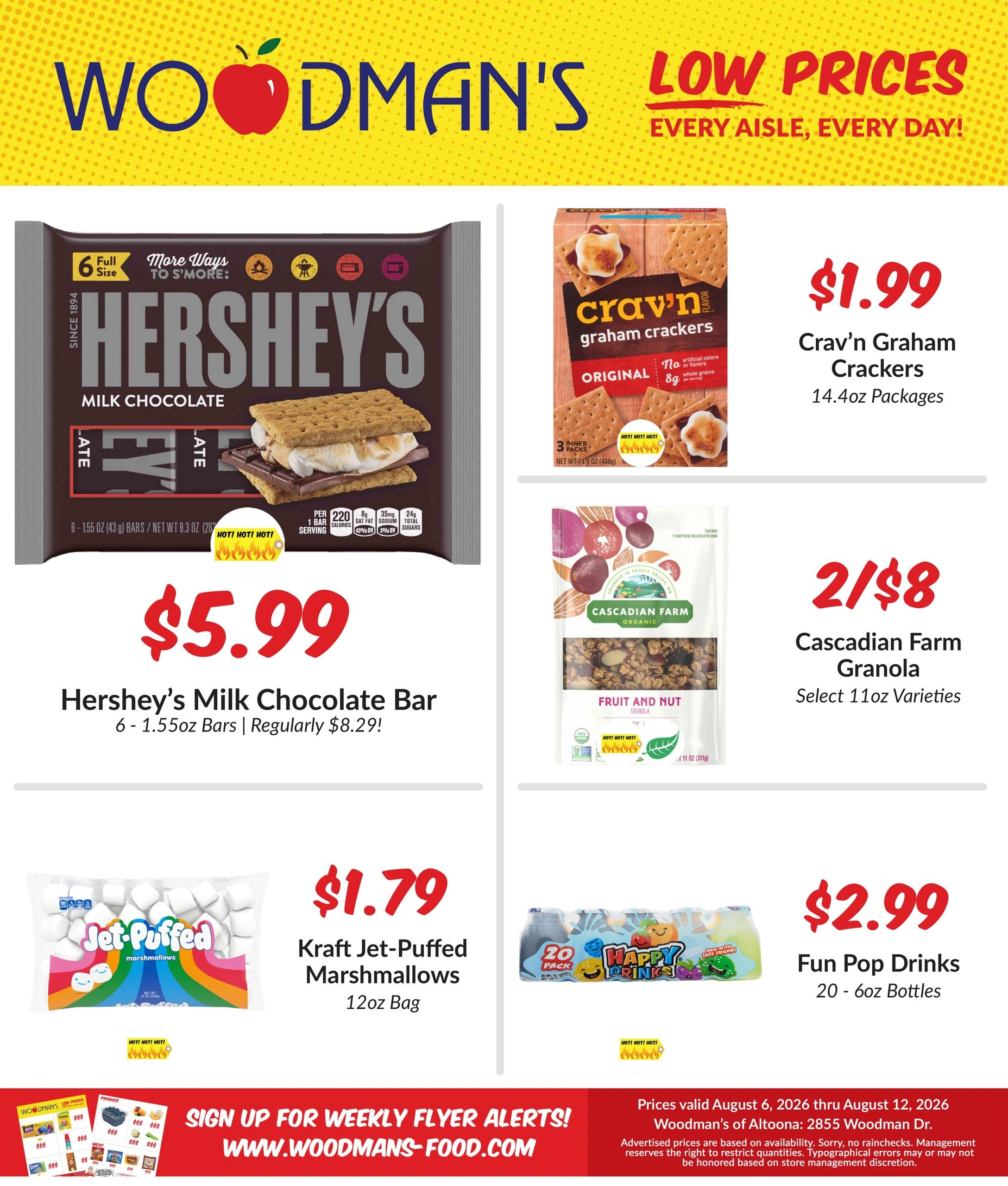 Woodman's Food Market flyer page 1
