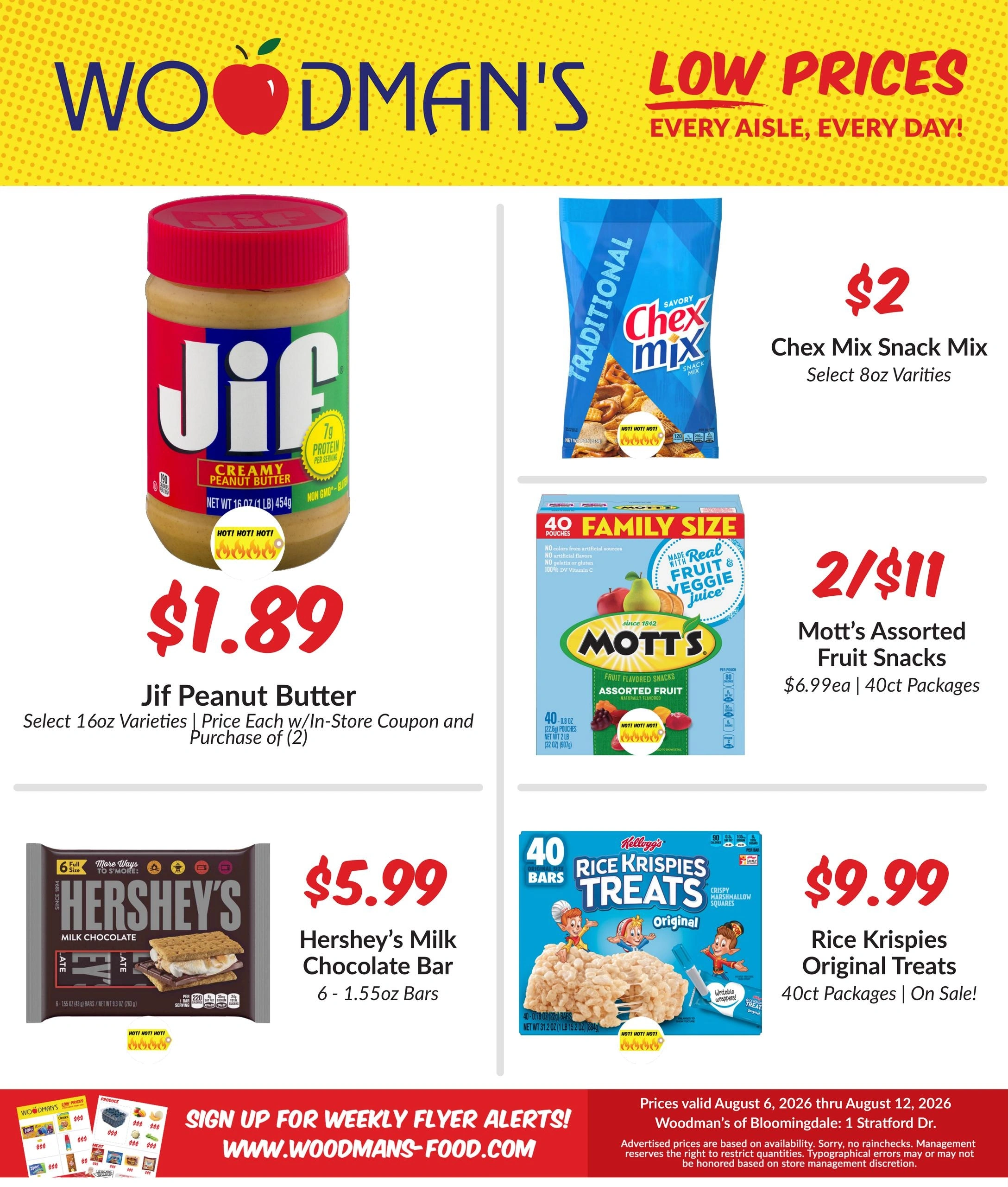 Woodman's Food Market flyer page 1