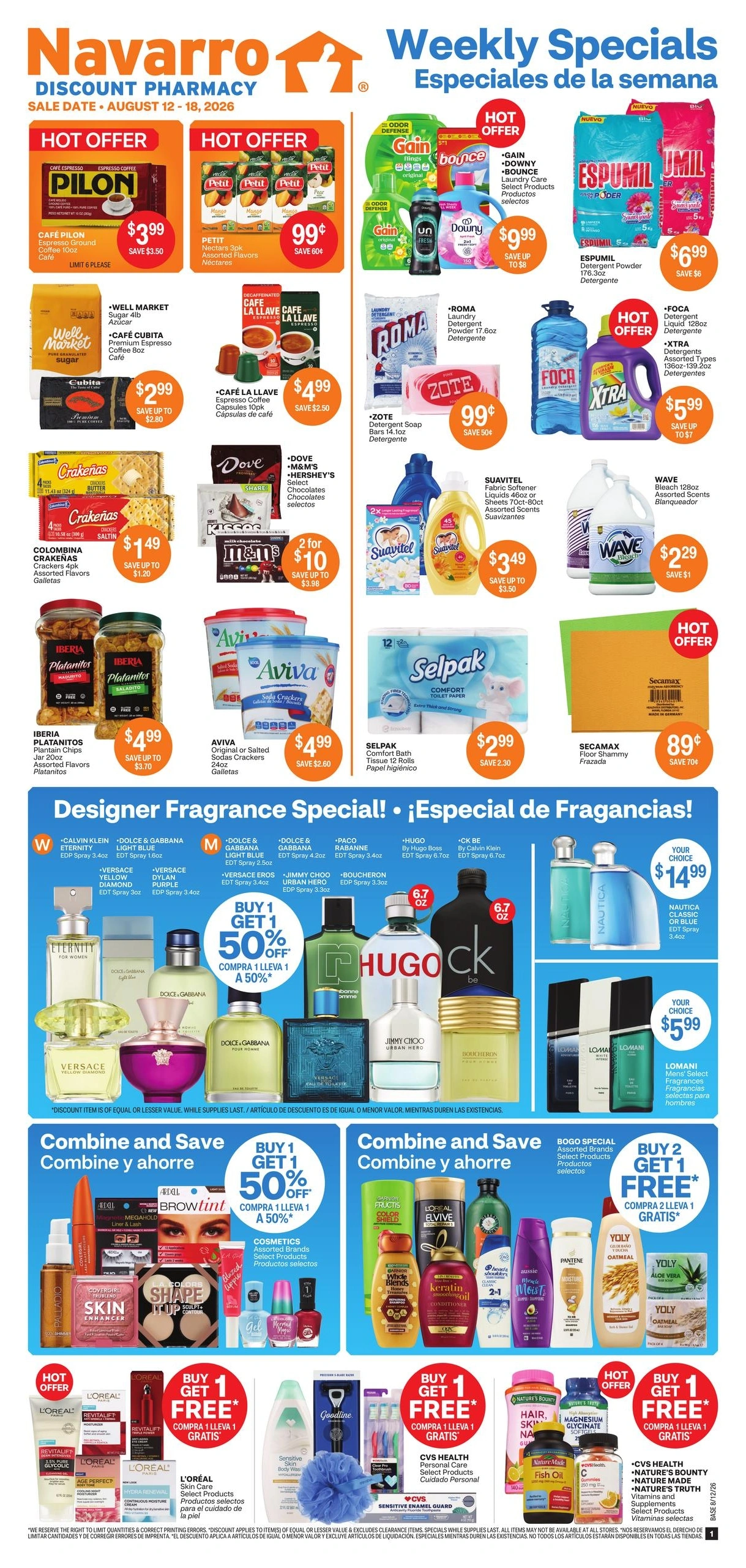 Navarro Discount Pharmacy flyer page 3