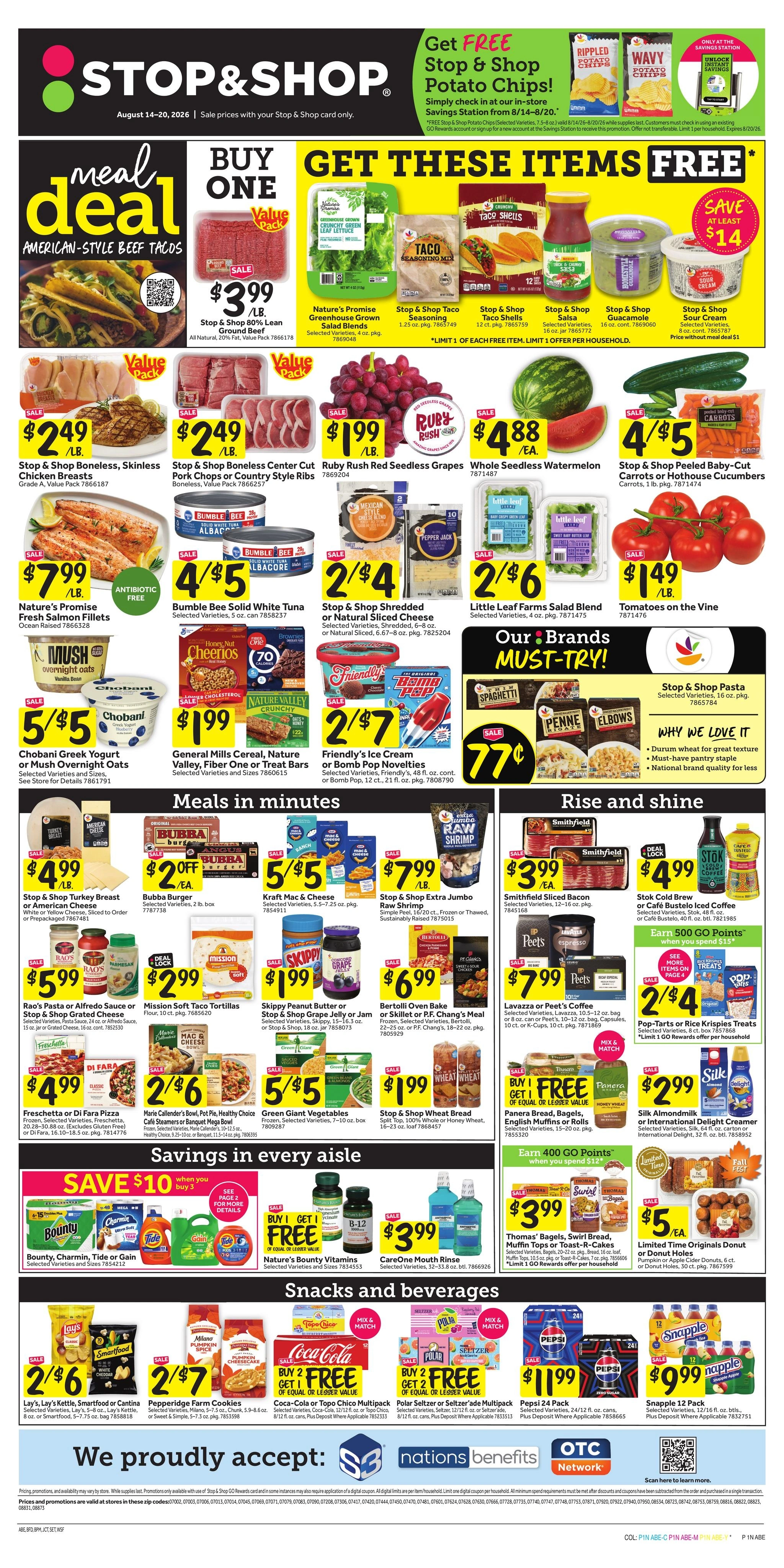 Stop & Shop flyer page 1