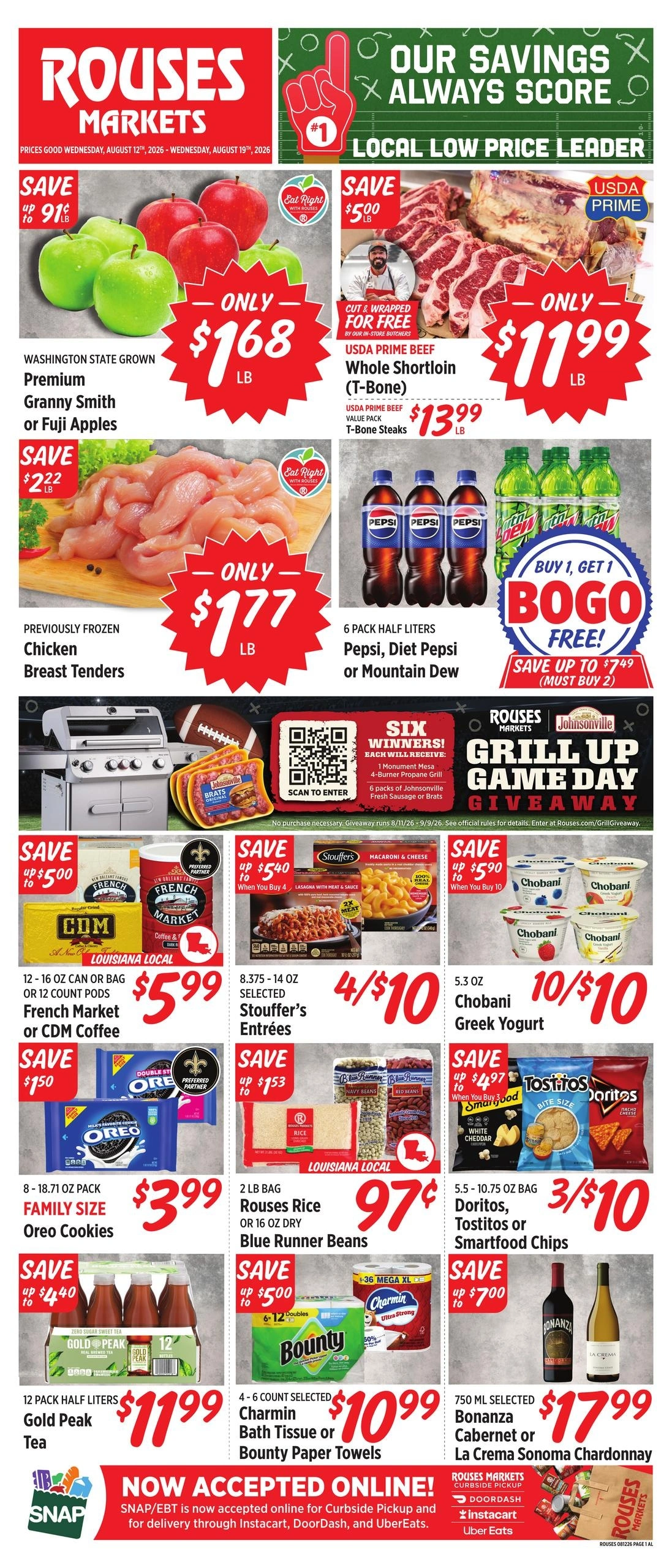Rouses Supermarkets flyer page 1