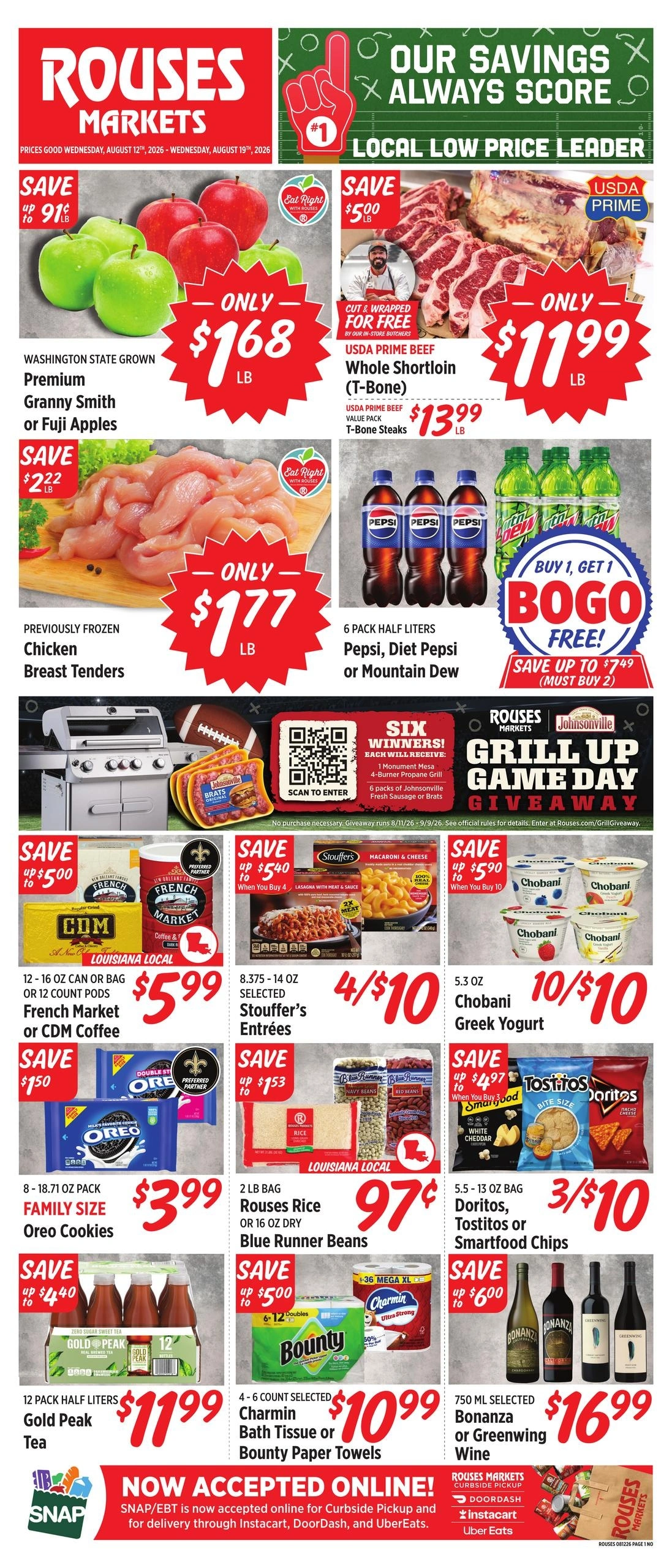Rouses Supermarkets flyer page 1