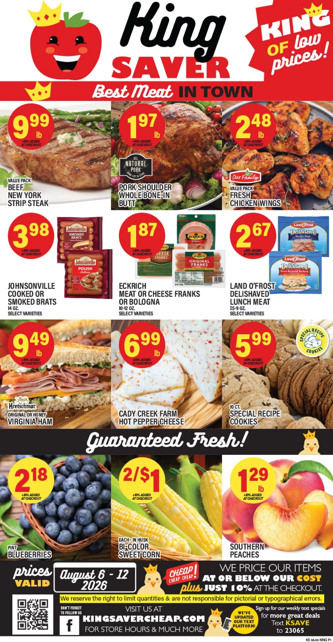King Saver flyer page 1