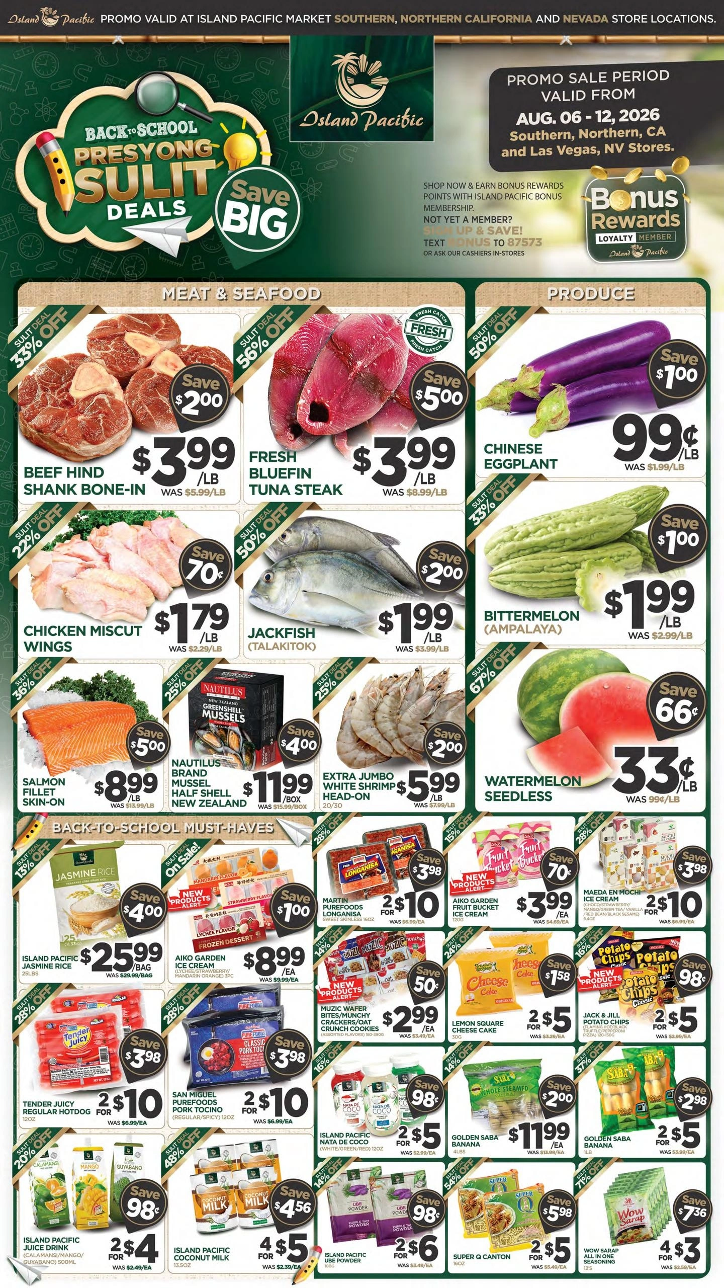 Island Pacific Market flyer page 1