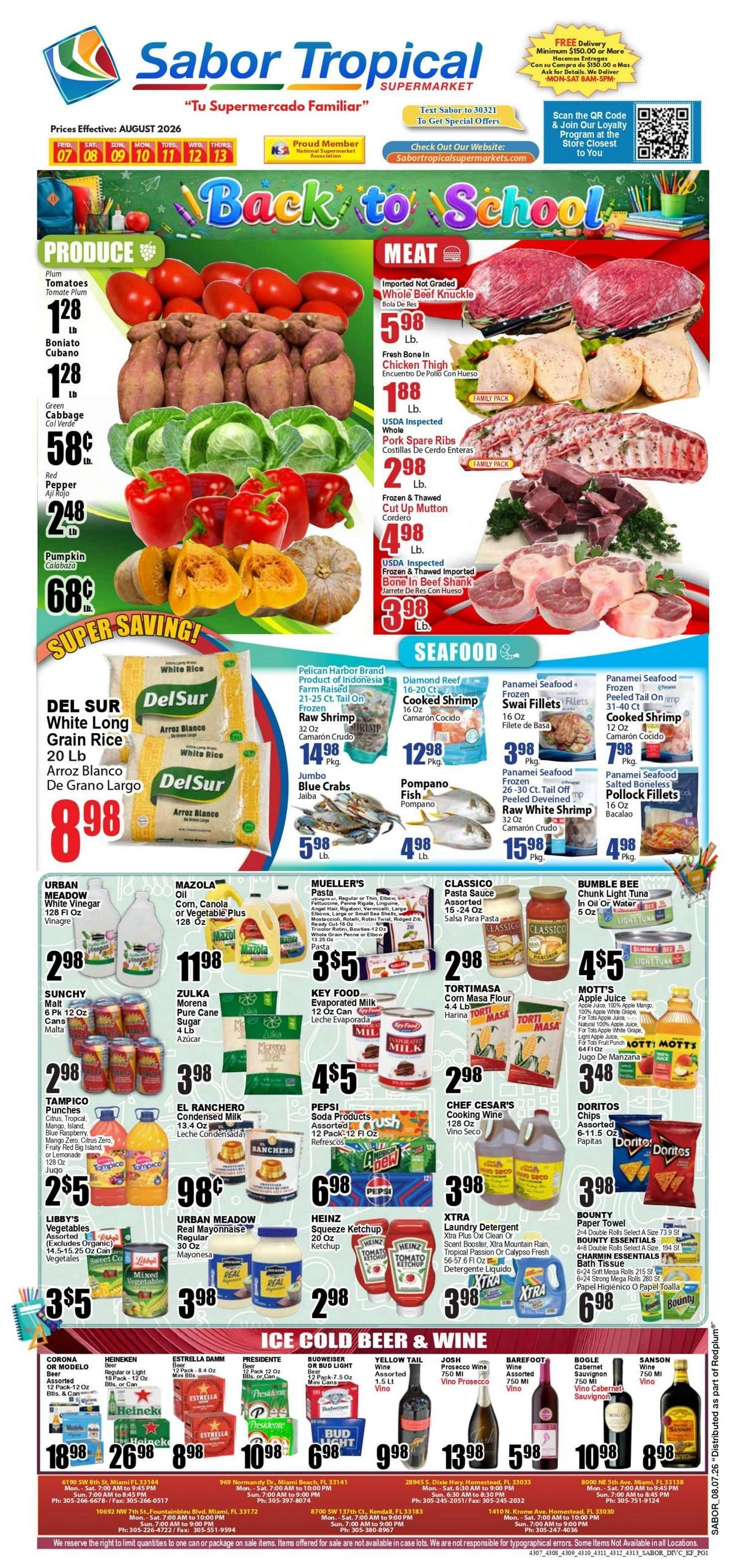 Sabor Tropical flyer page 1