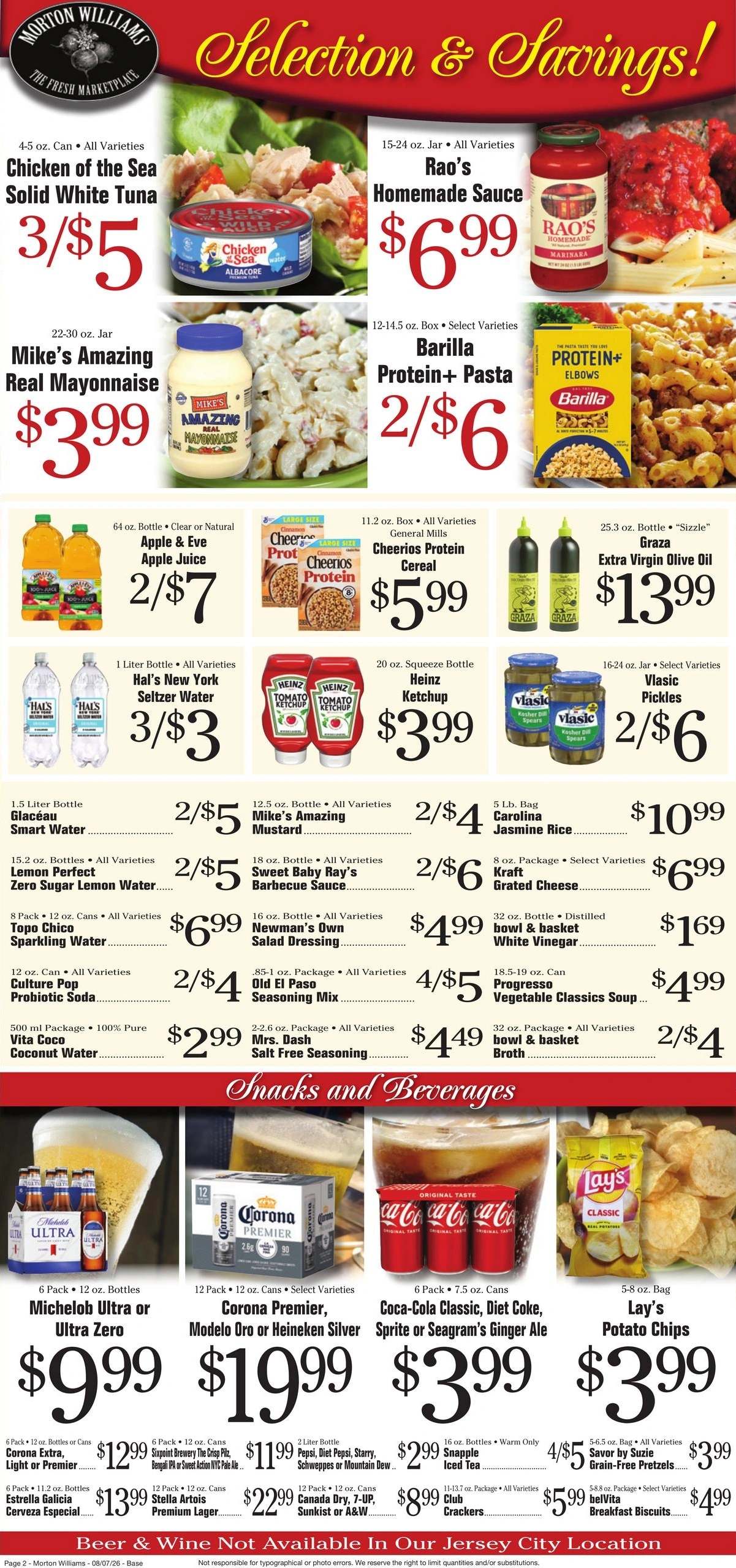 Morton Williams Supermarket flyer page 2