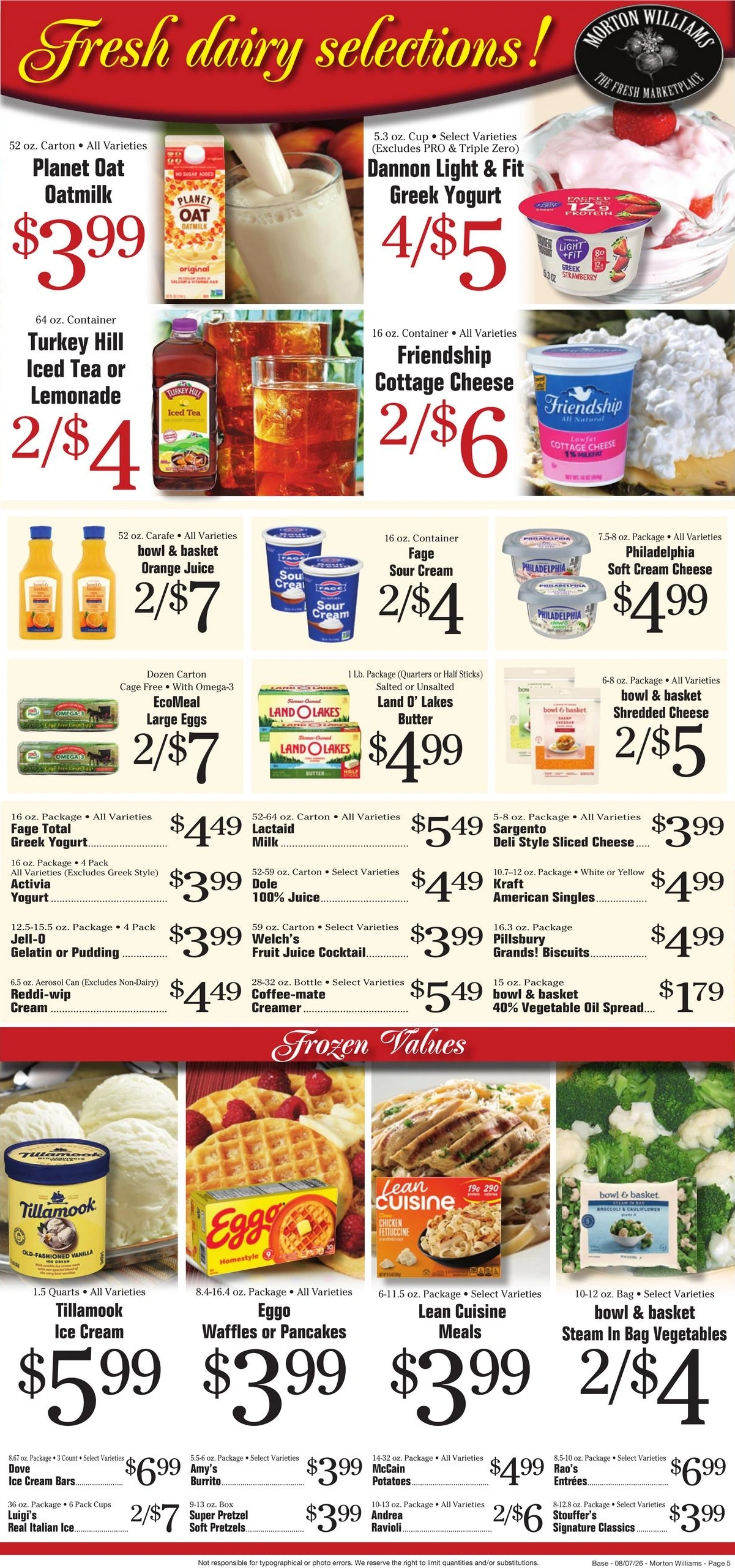 Morton Williams Supermarket flyer page 5