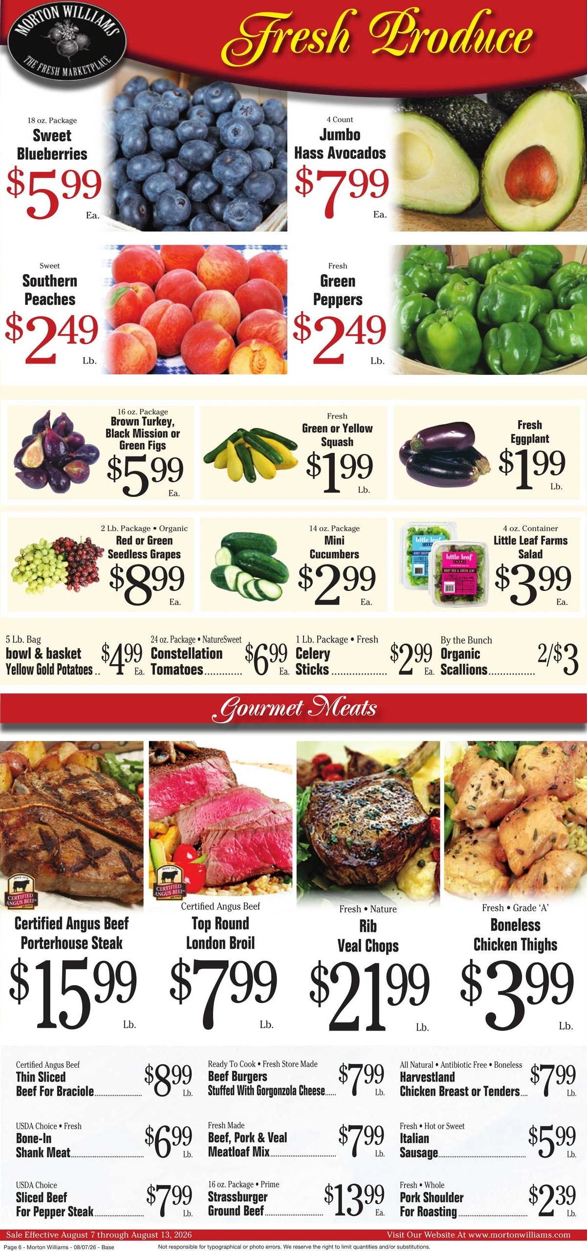Morton Williams Supermarket flyer page 6
